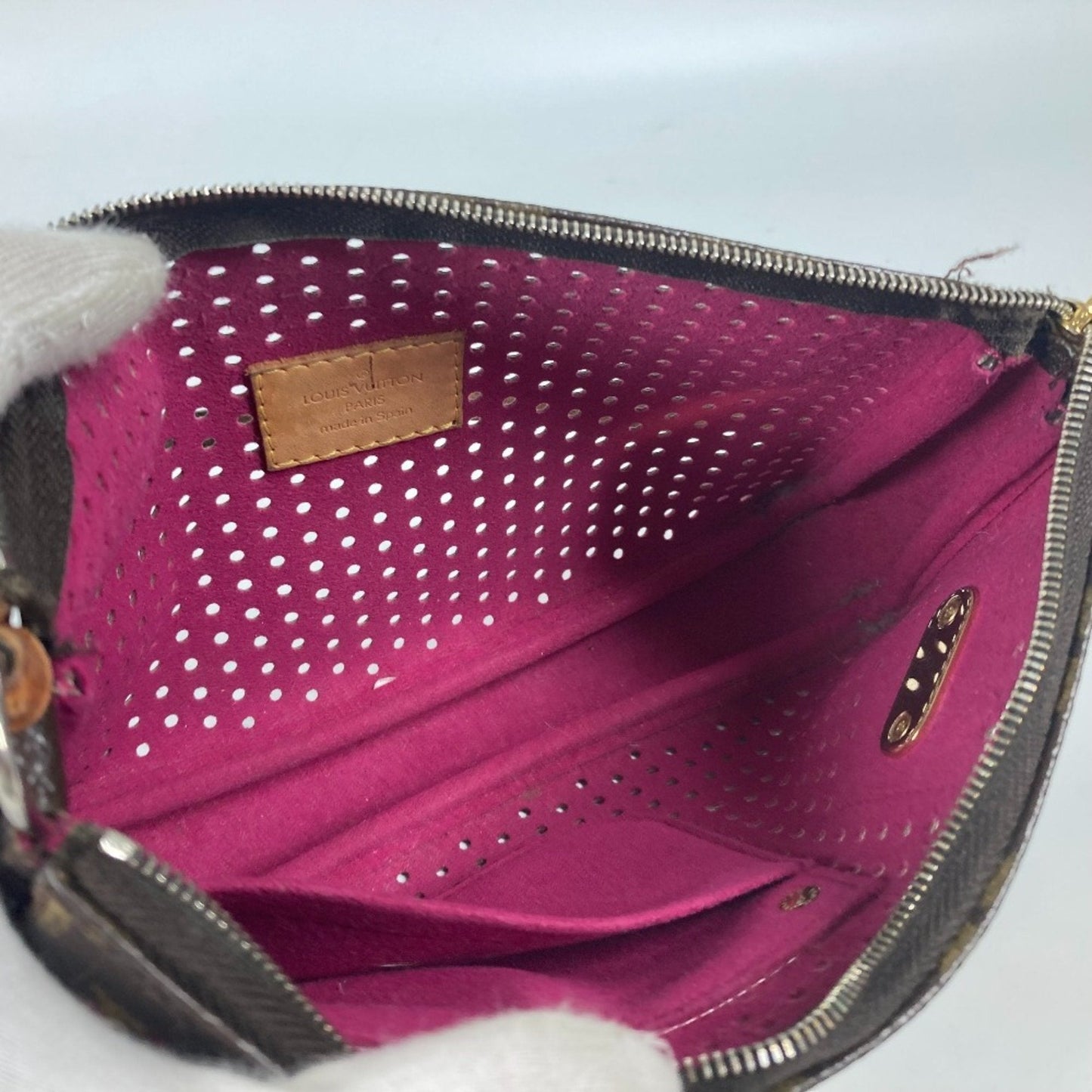 Canvas Pochette Accessoire with Dust Bag
