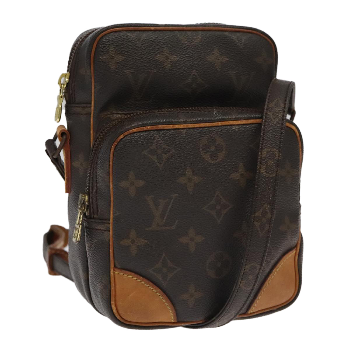 Canvas Shoulder Bag with Adjustable Strap and Multiple Compartments