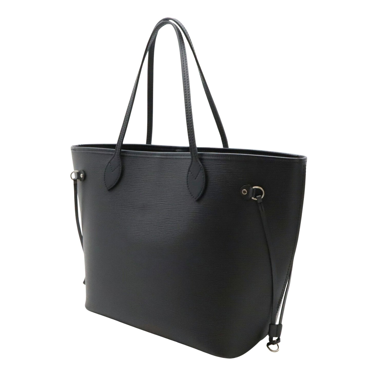Neverfull MM Tote Black Leather