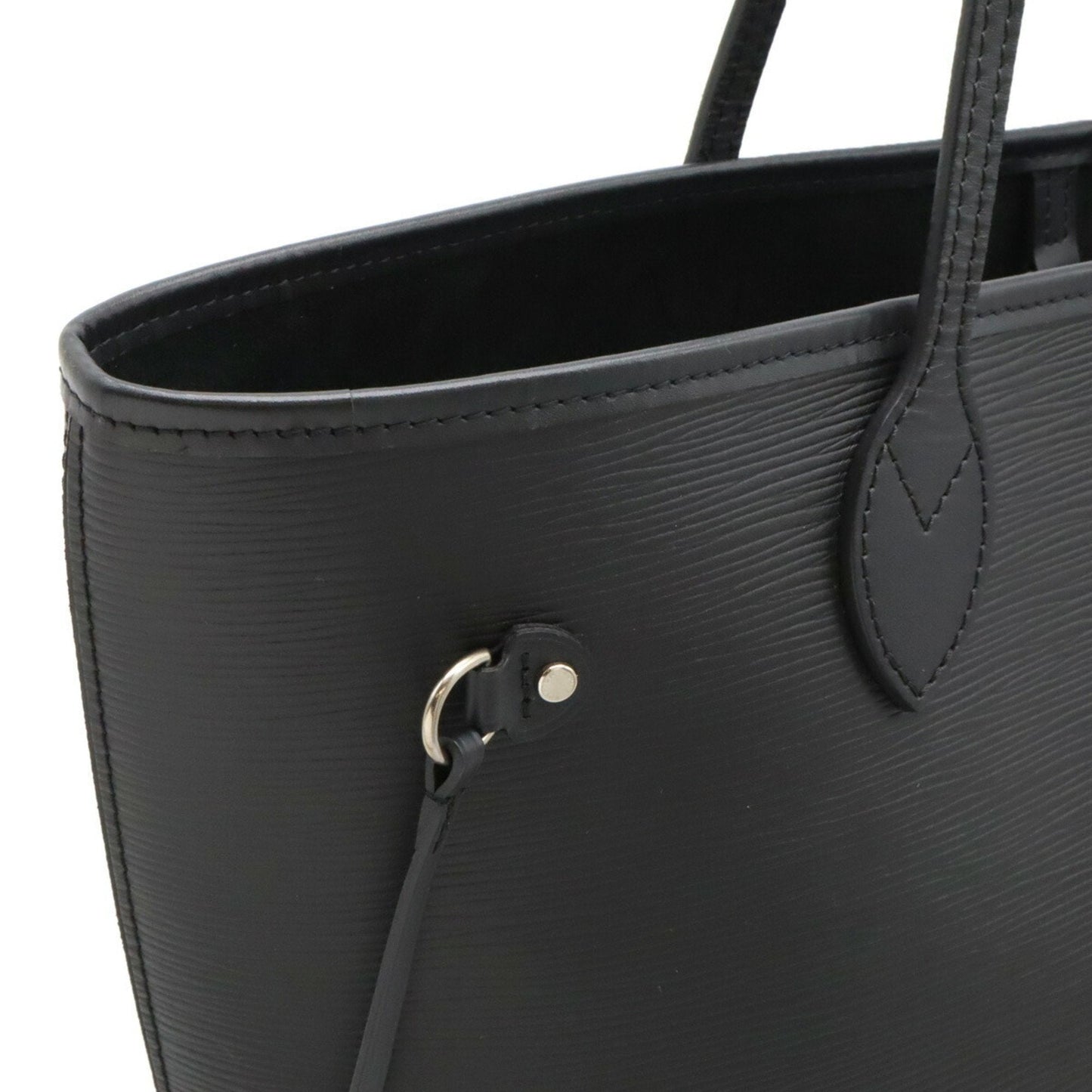 Neverfull MM Tote Black Leather