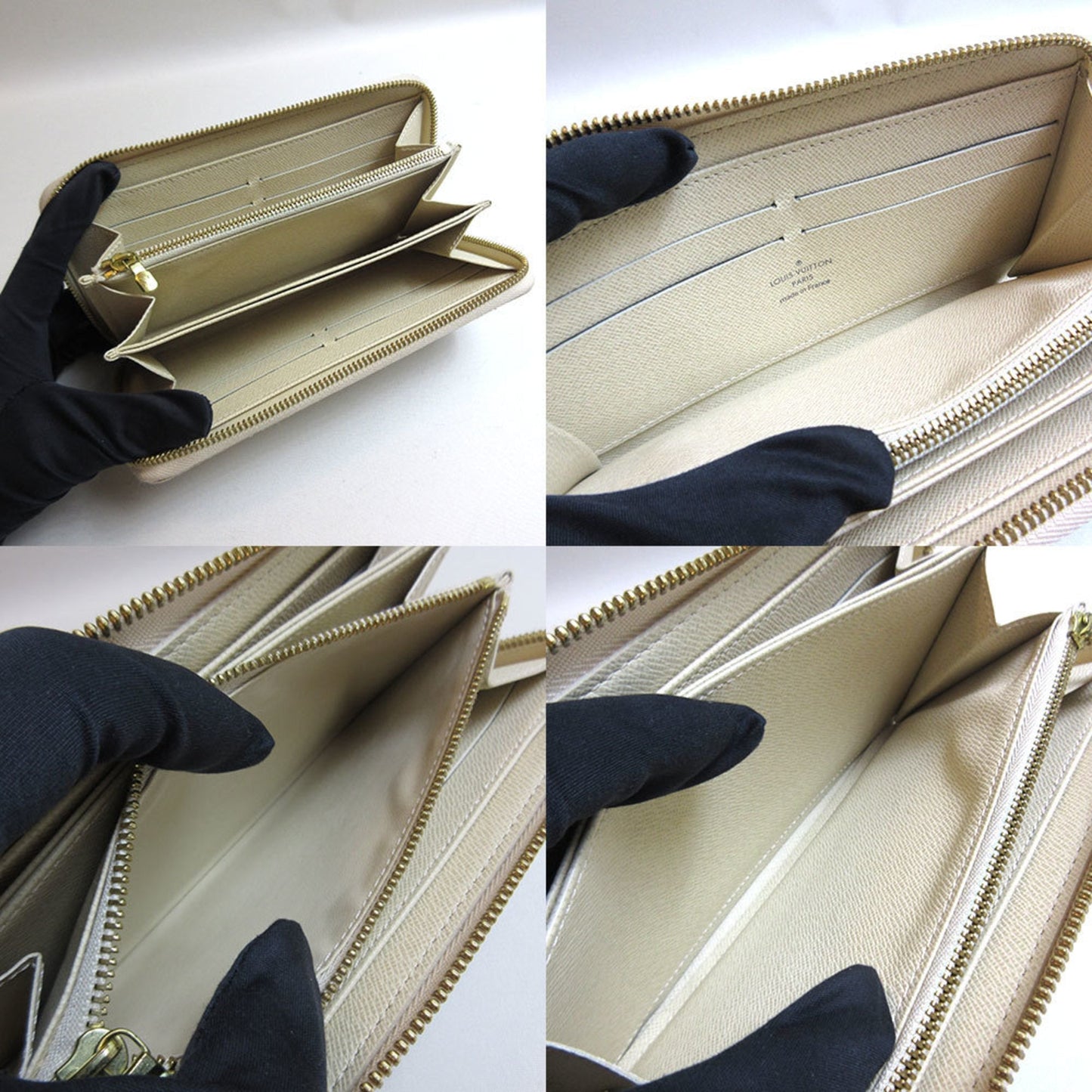 Zippy Wallet Damier Azur N60019