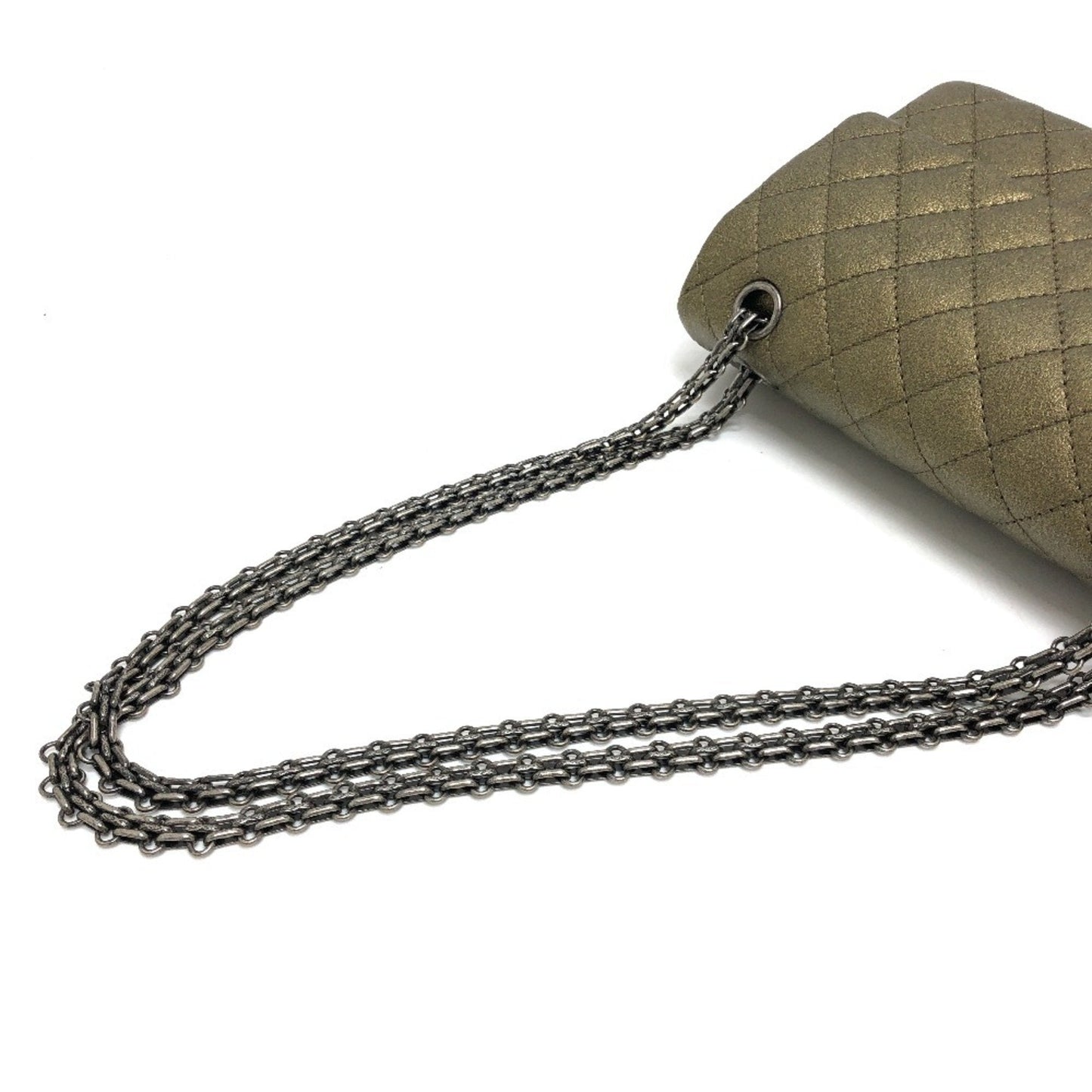Chanel Classic Flap Bag Metallic Gold