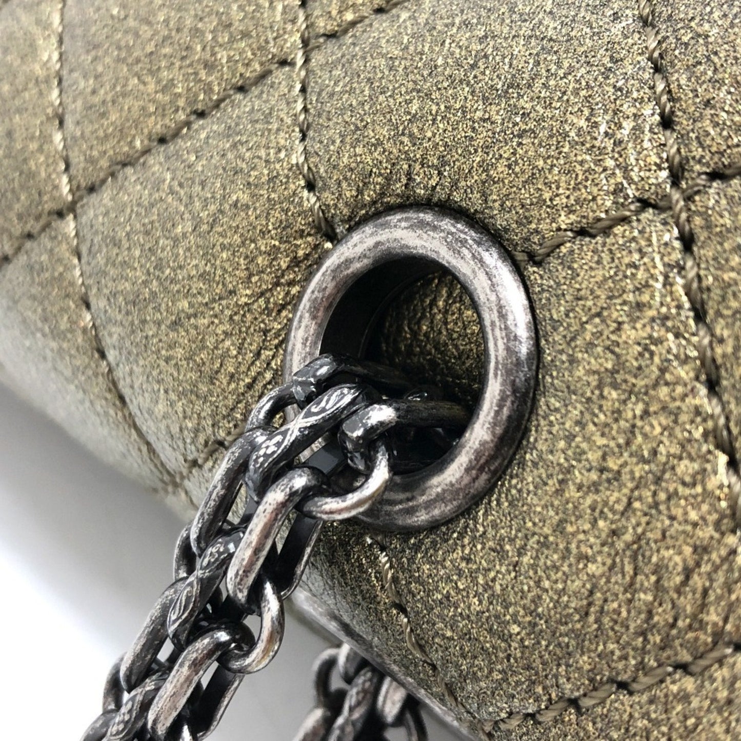 Chanel Classic Flap Bag Metallic Gold