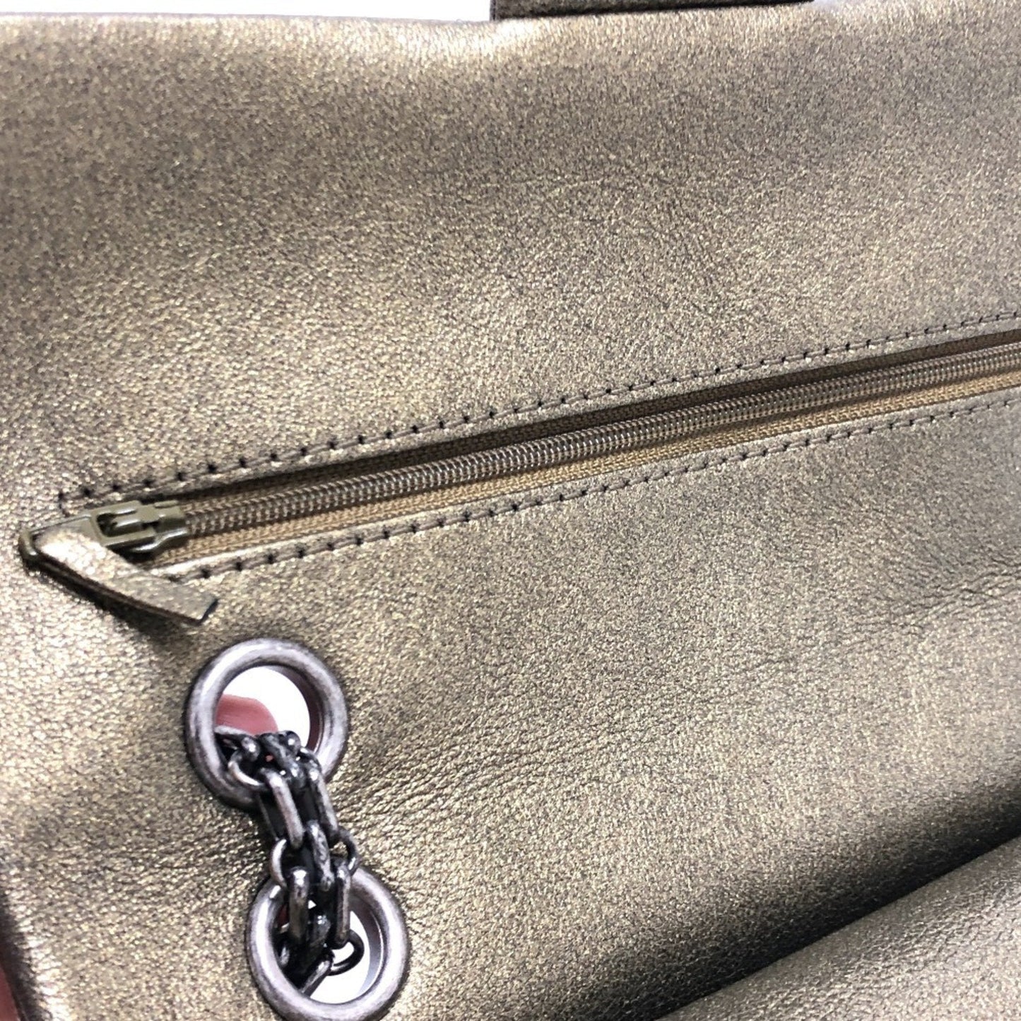 Chanel Classic Flap Bag Metallic Gold