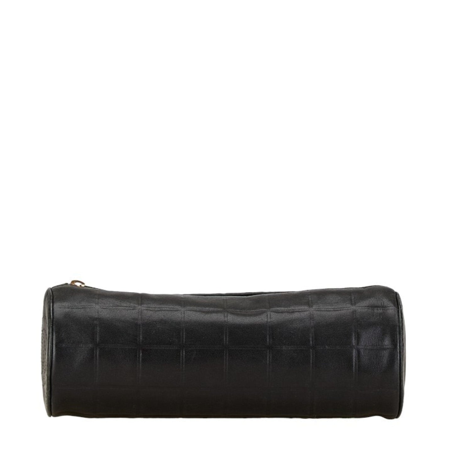 Chanel Chanel Barrel Bag Quilted Leather Clutch