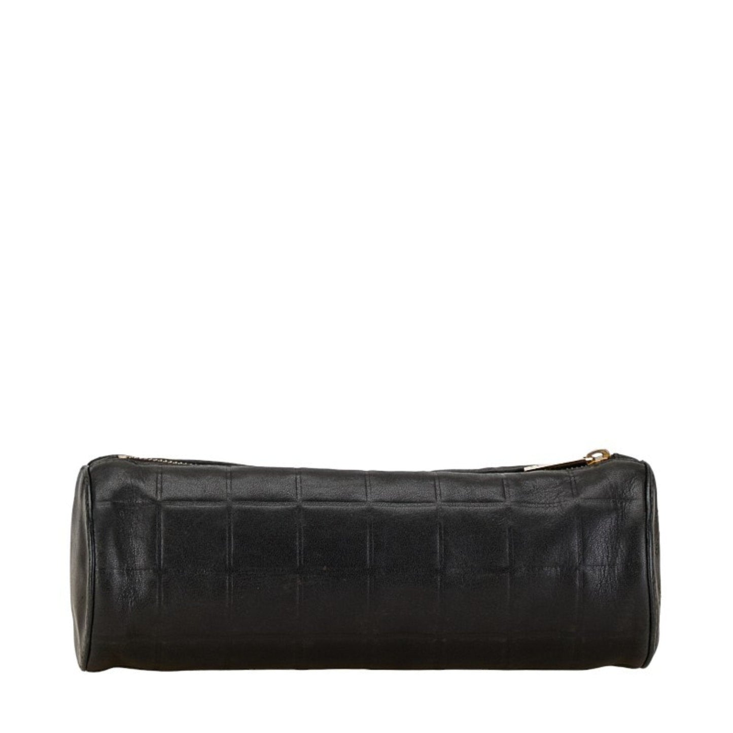 Chanel Chanel Barrel Bag Quilted Leather Clutch
