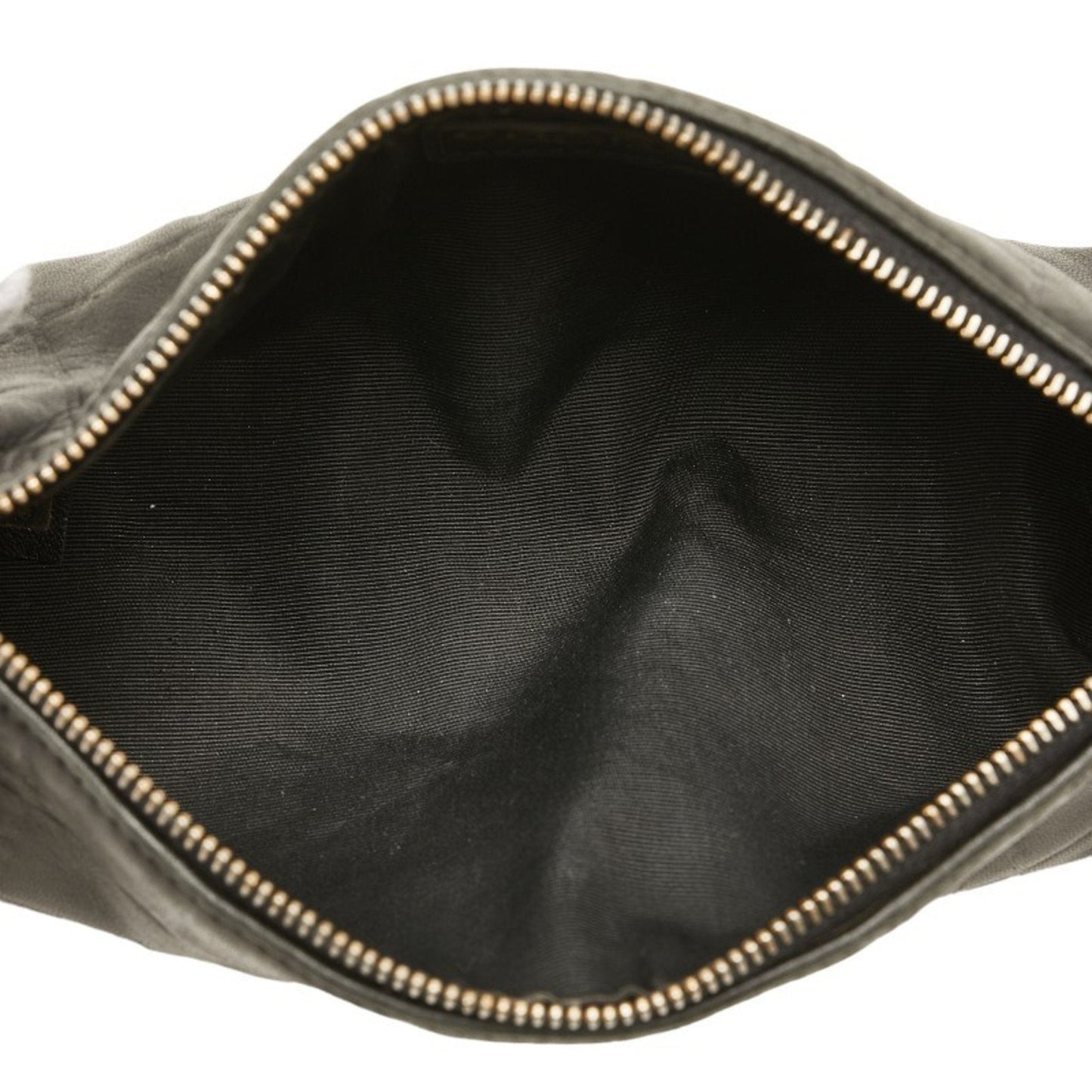 Chanel Chanel Barrel Bag Quilted Leather Clutch