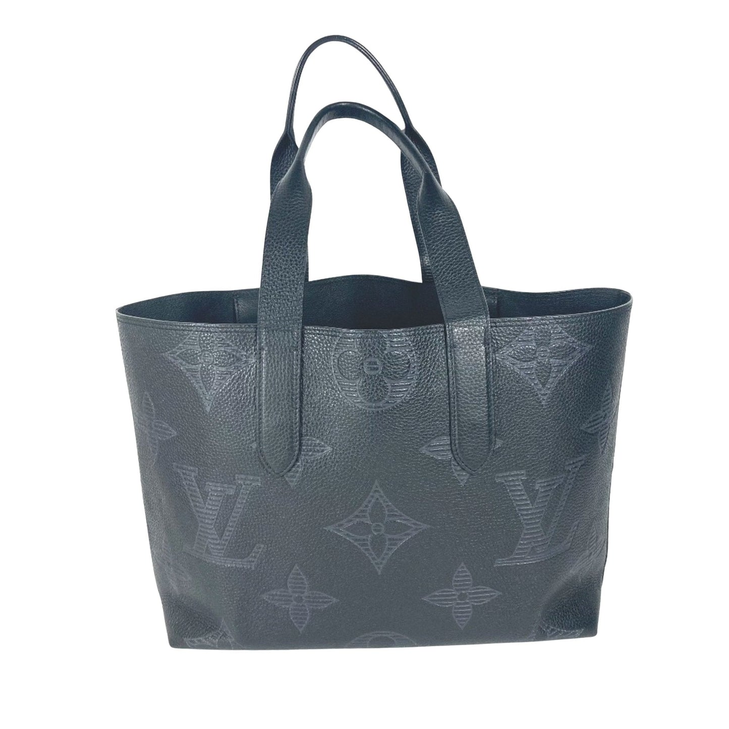 Leather Cabas Voyage Tote Bag
