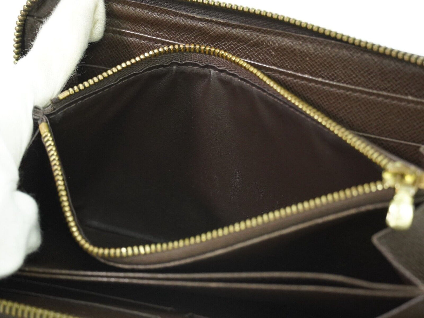 Damier Azur Canvas Zip Wallet N60019