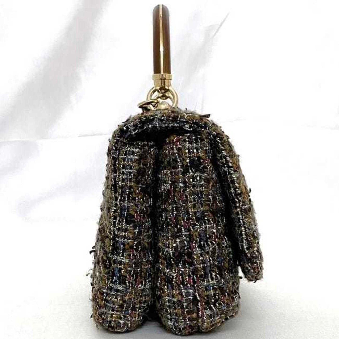 Chanel Mini Flap Bag Tweed Style