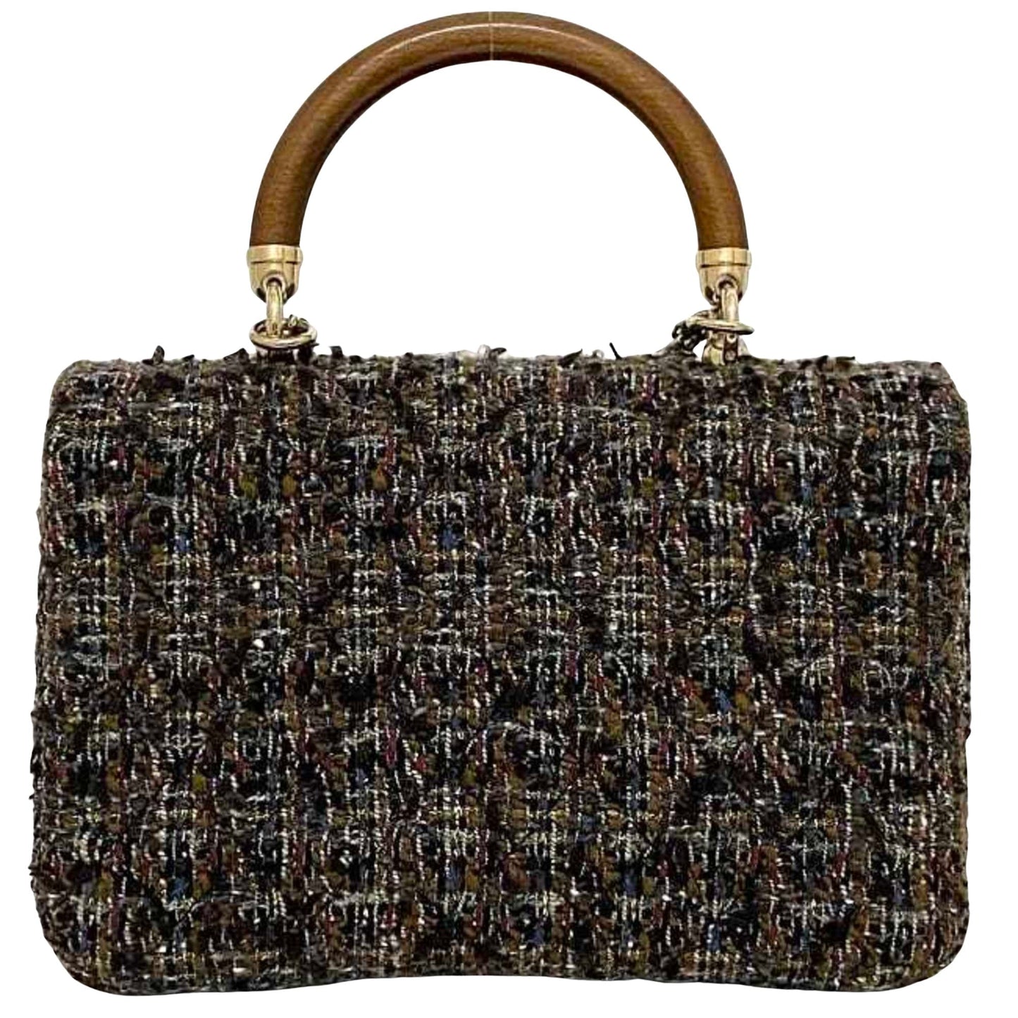 Chanel Mini Flap Bag Tweed Style