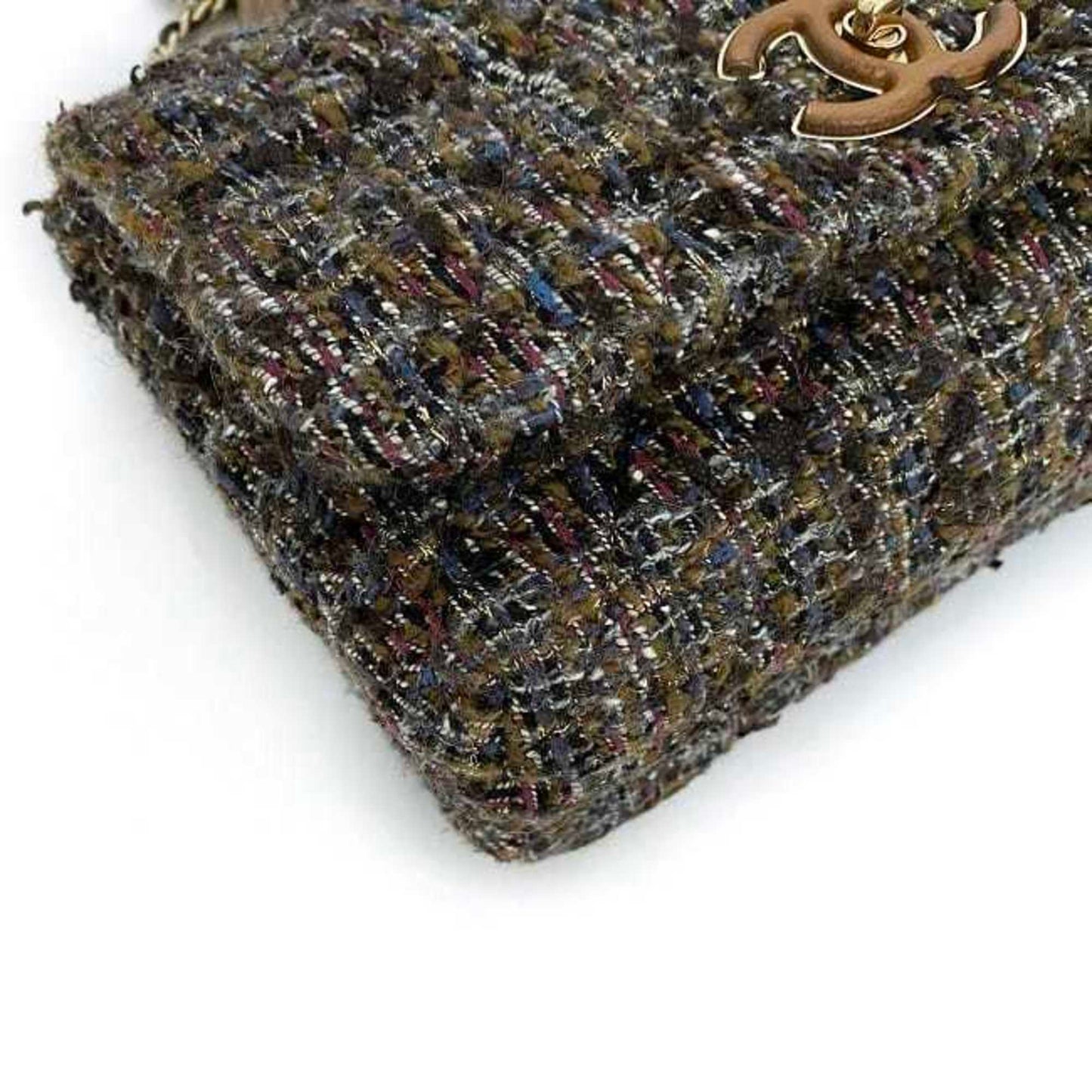 Chanel Mini Flap Bag Tweed Style