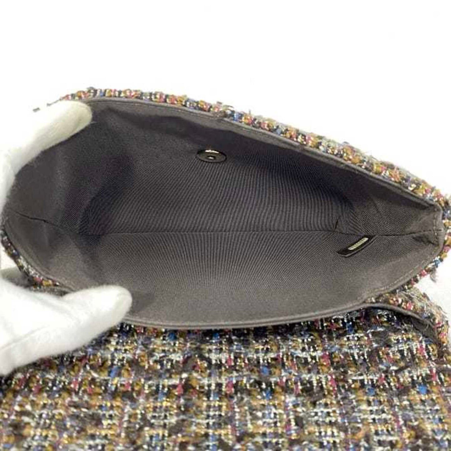 Chanel Mini Flap Bag Tweed Style