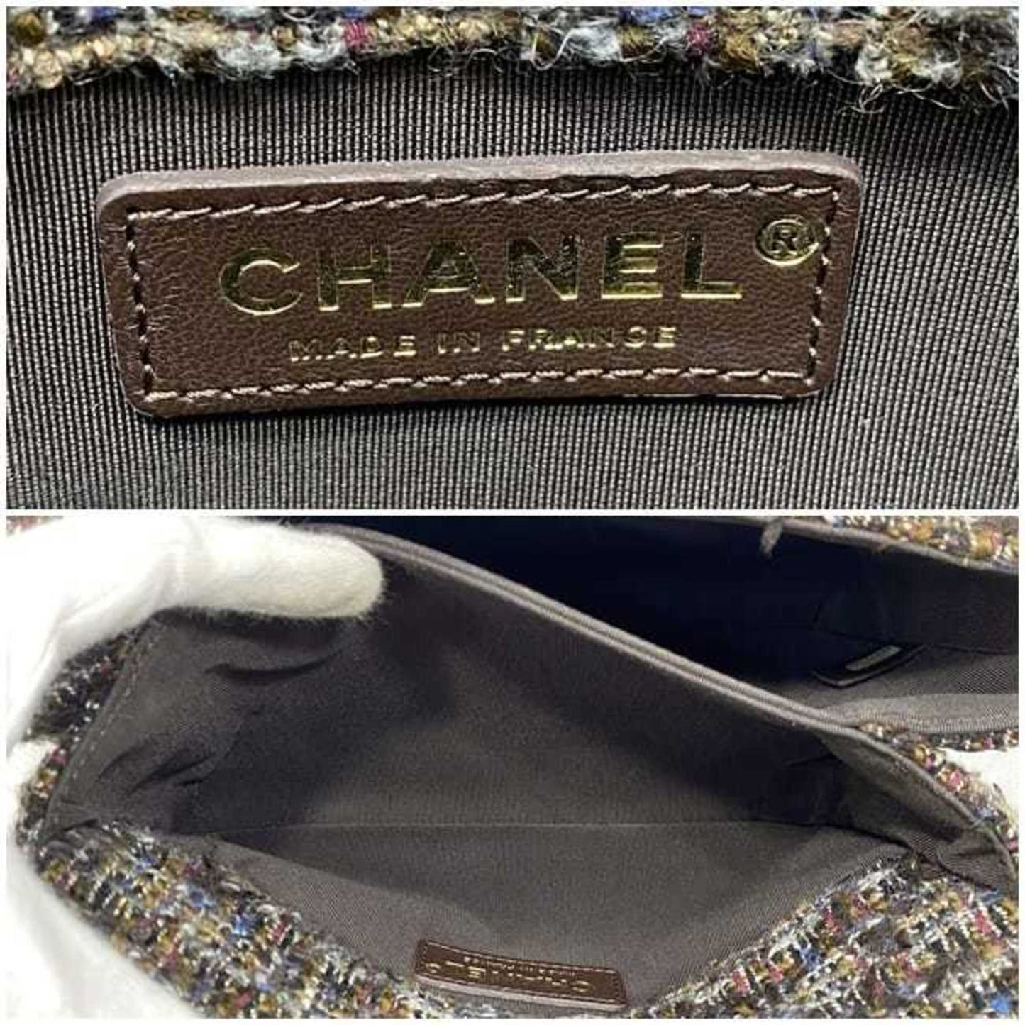 Chanel Mini Flap Bag Tweed Style