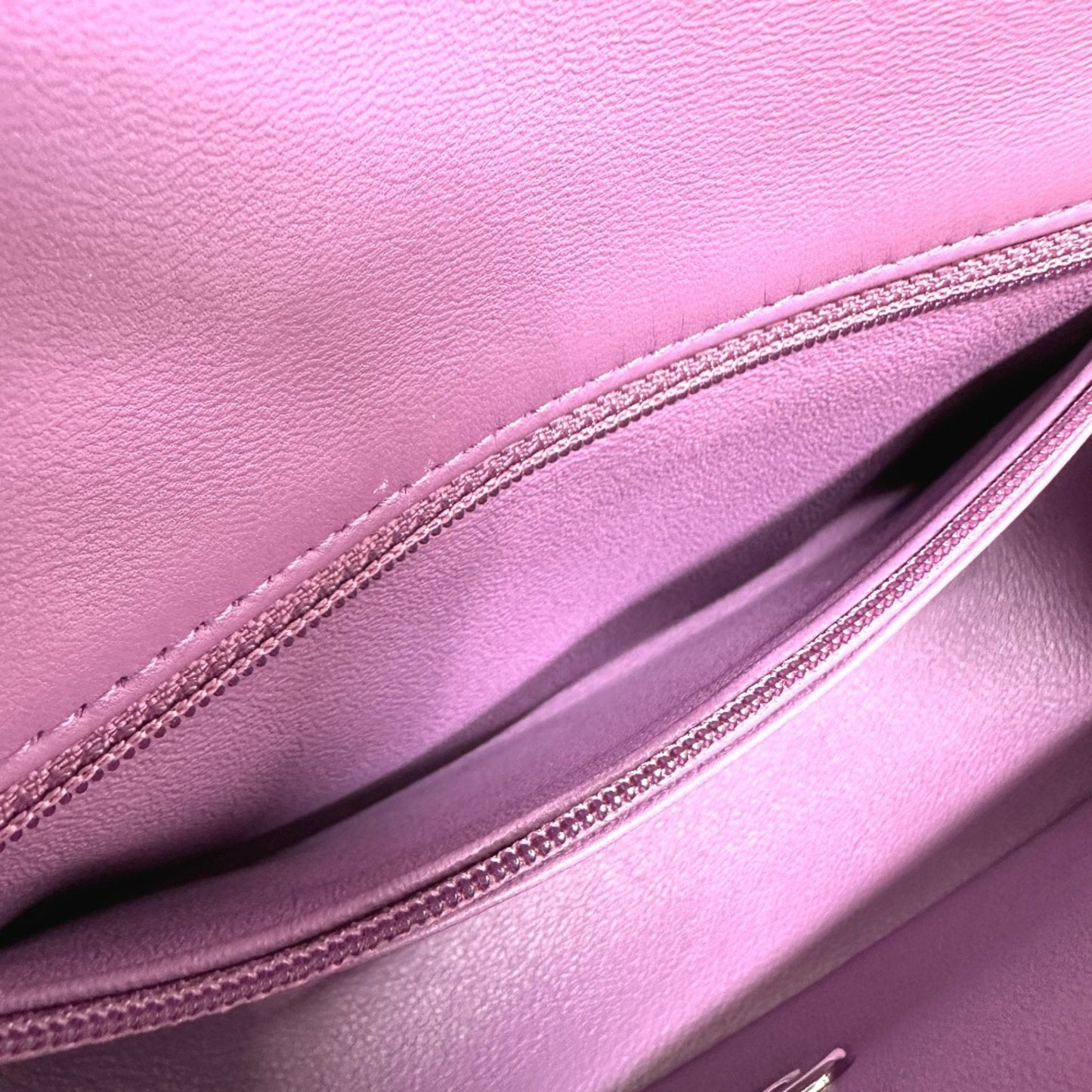 Chanel Mini Classic Flap Bag Lambskin Purple