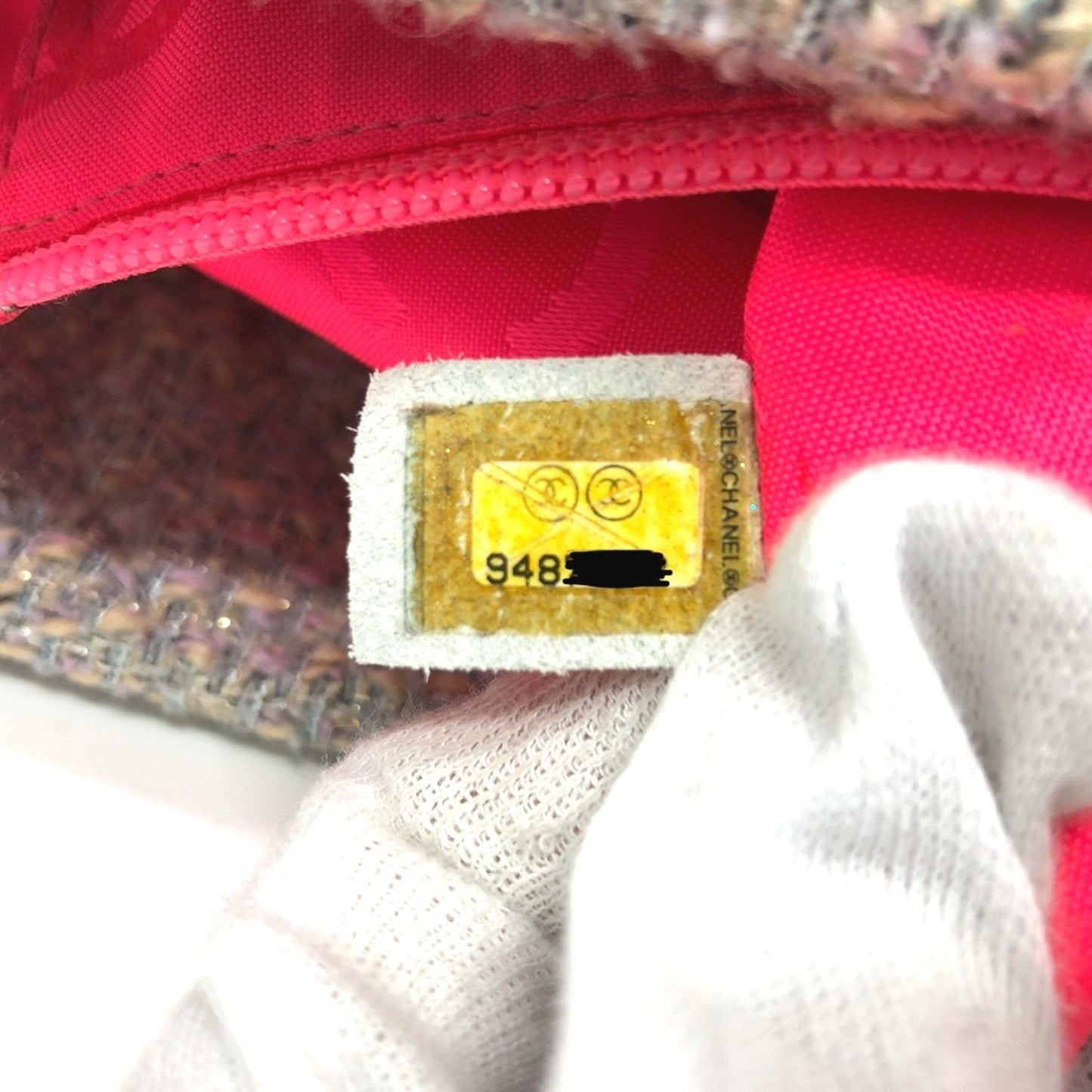 Chanel Tweed Tote Bag A92734 Y01864