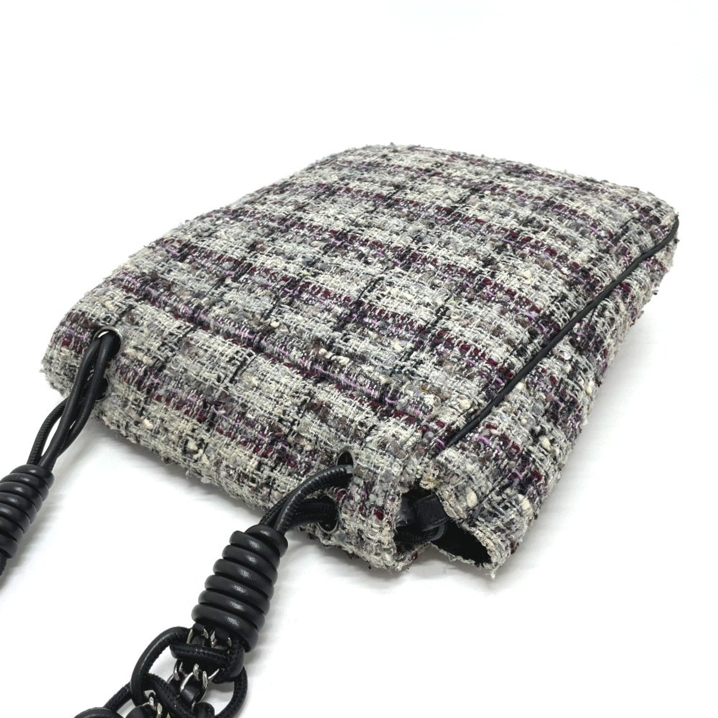 Chanel Tweed Chain Bag Model Tweed