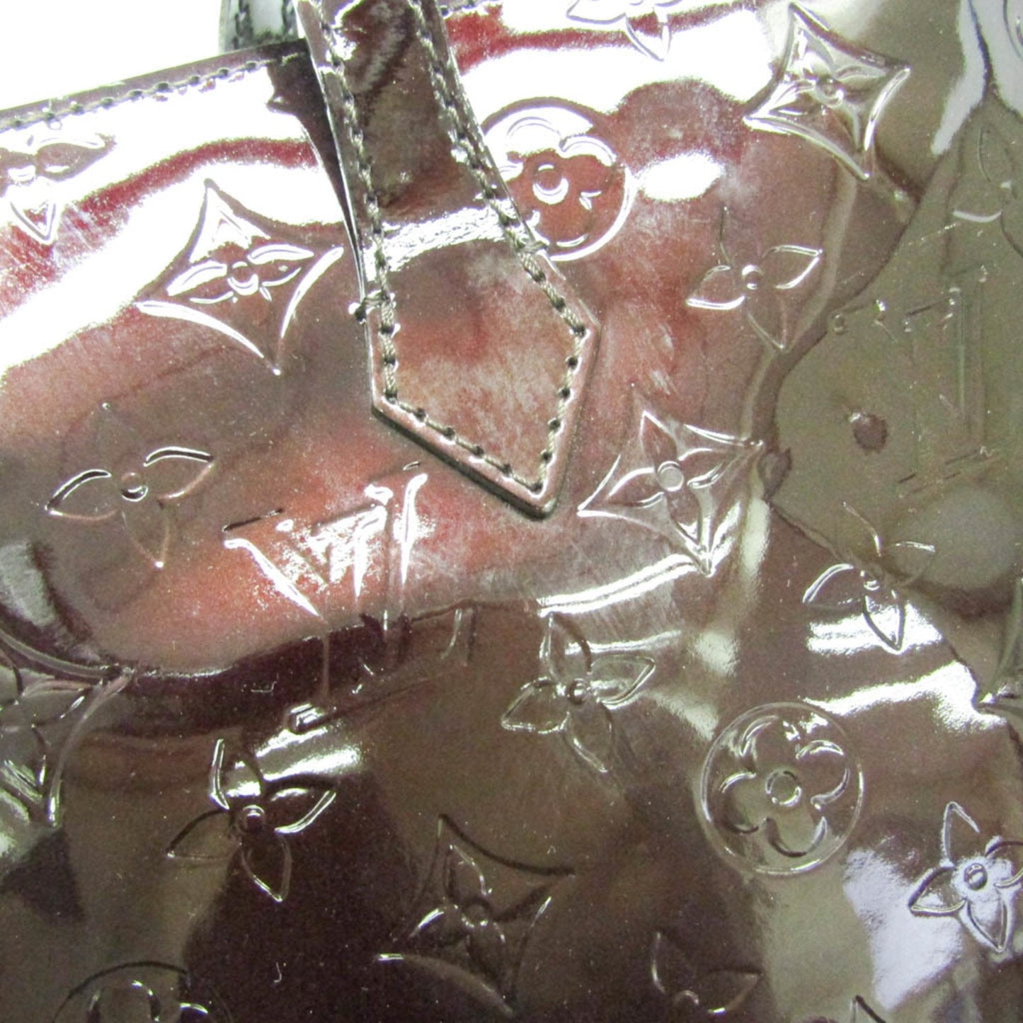 Patent Leather Tote Bag with Slight Wear