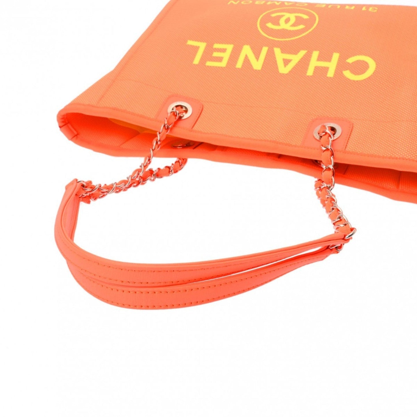 Chanel Chanel Tote Neon Orange Bag