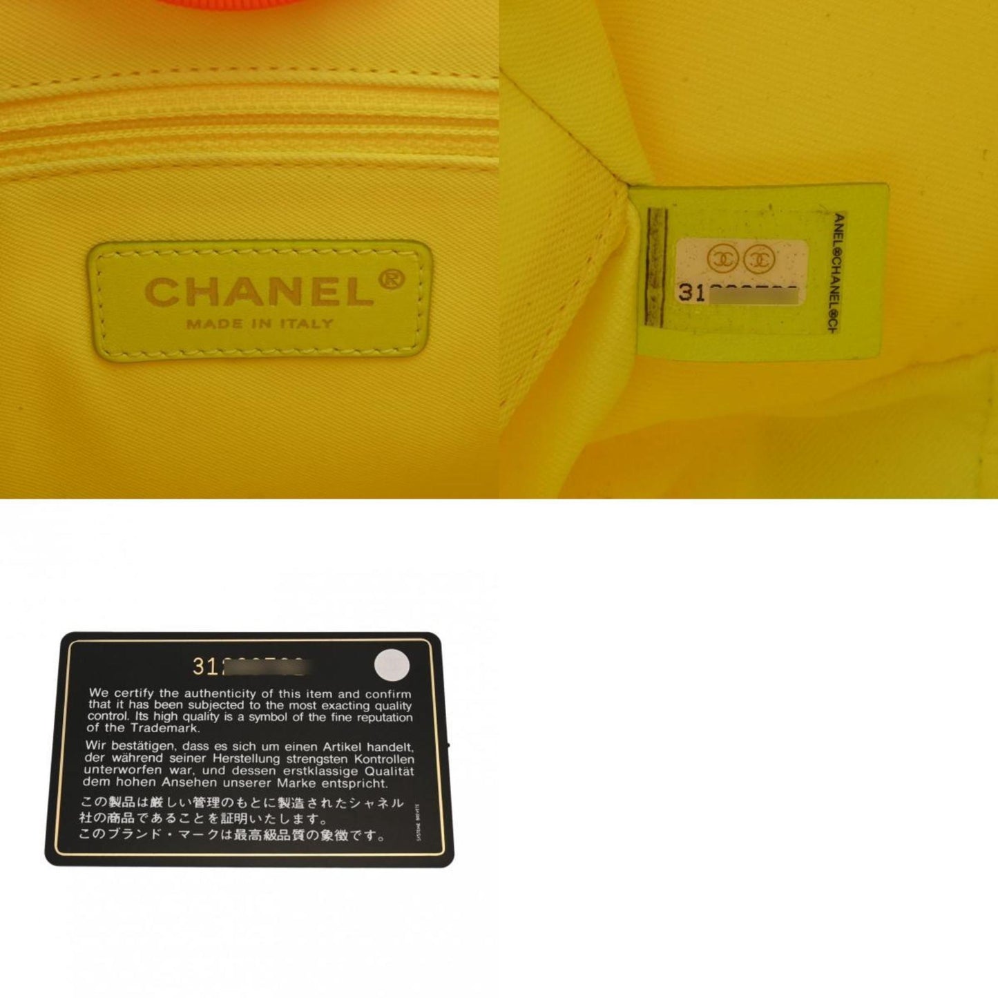 Chanel Chanel Tote Neon Orange Bag