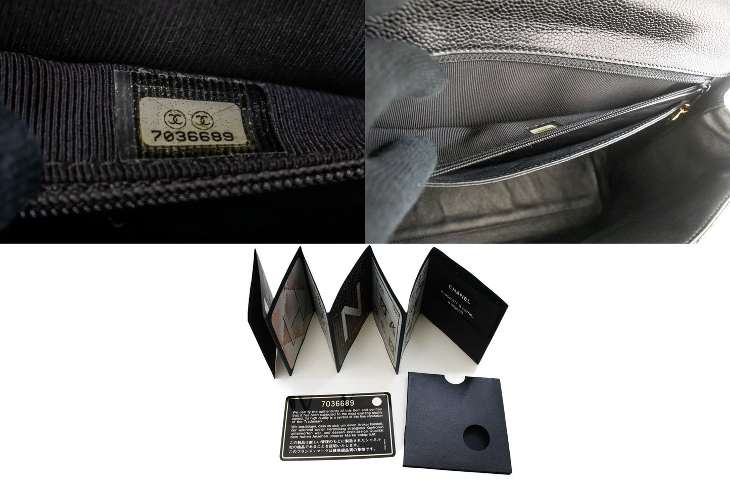 Chanel Classic Handbag Black Quilted Lambskin