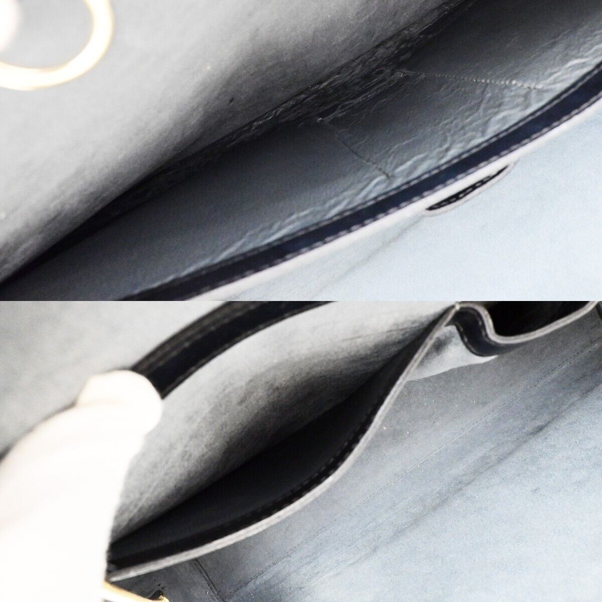 Epi Leather Satchel Handbag