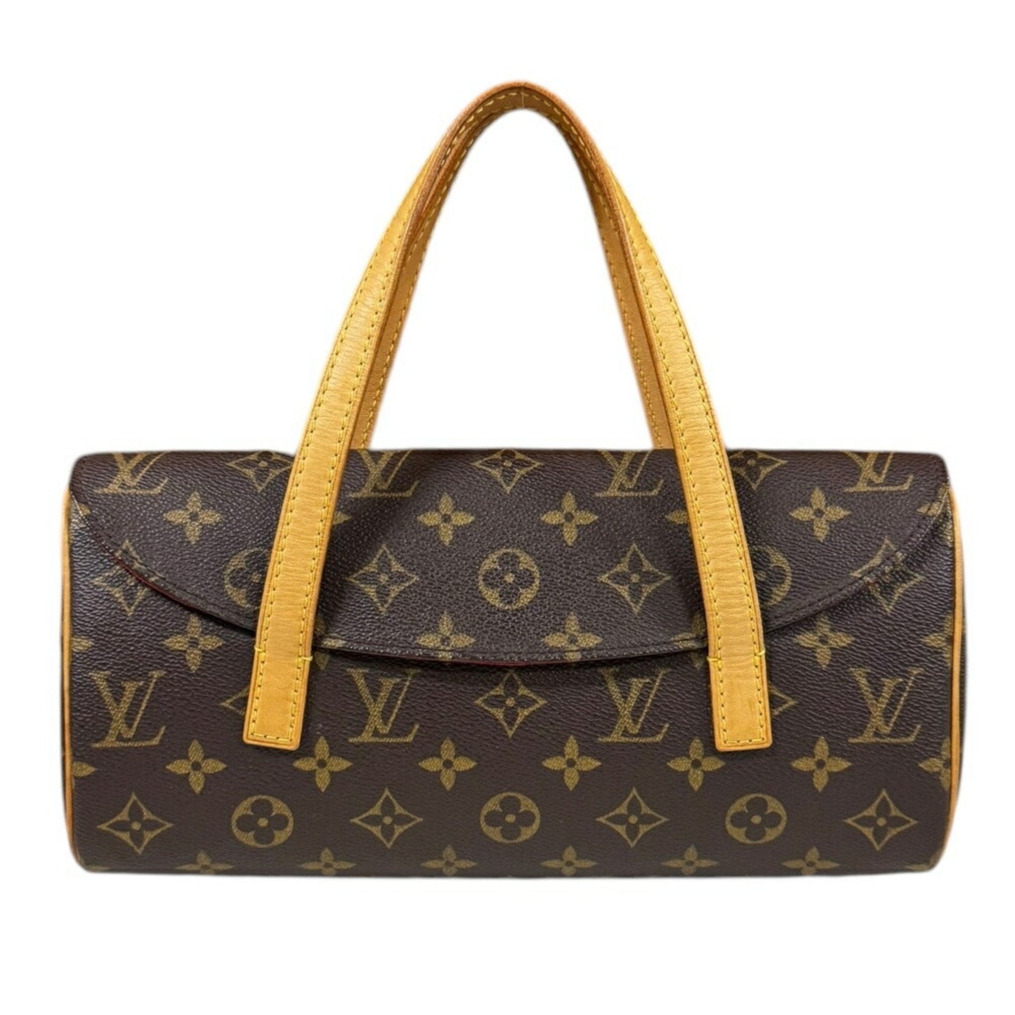 Canvas Handbag with Slight Wear and Scratches