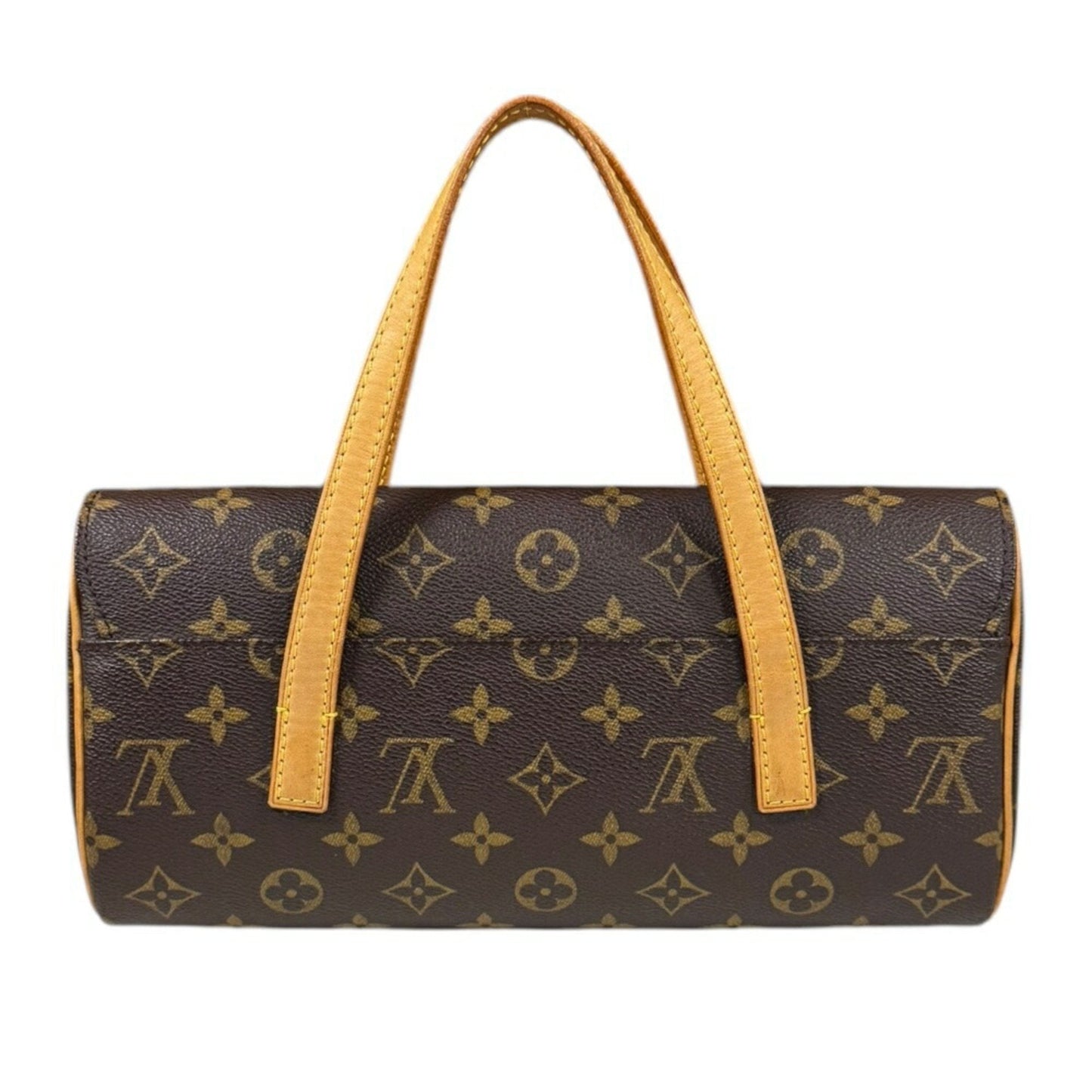 Canvas Handbag with Slight Wear and Scratches