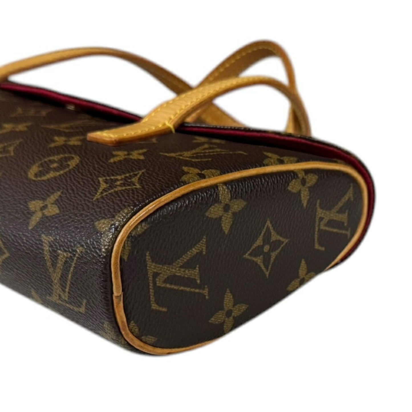 Canvas Handbag with Slight Wear and Scratches