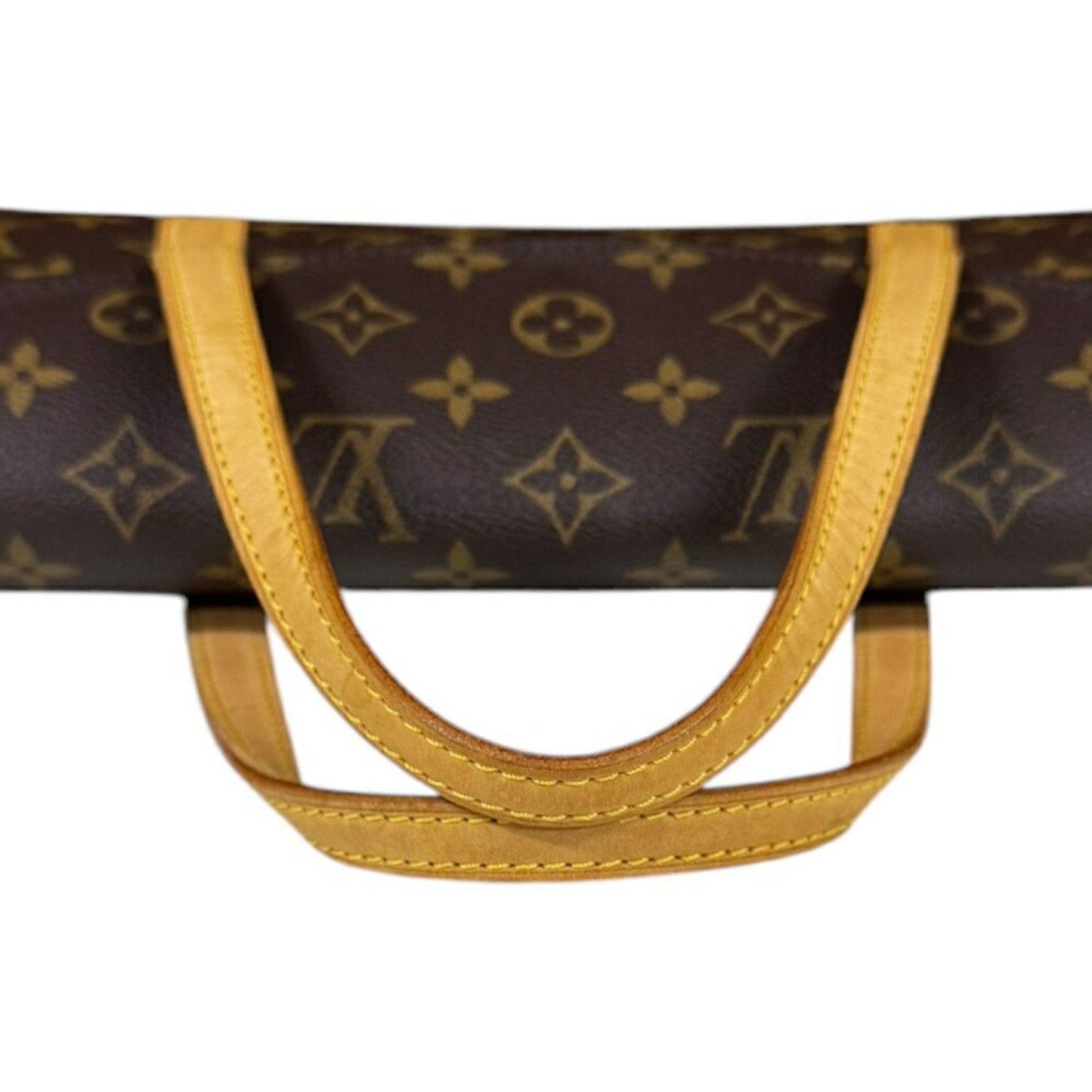 Canvas Handbag with Slight Wear and Scratches