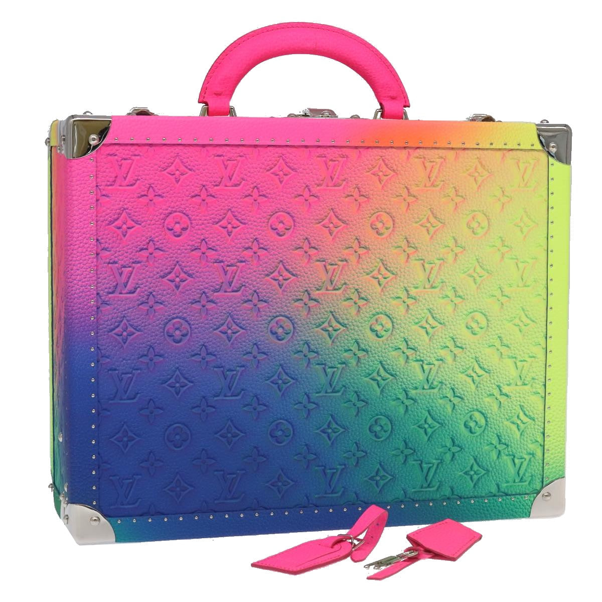 Horizon 50 Suitcase Rainbow Monogram