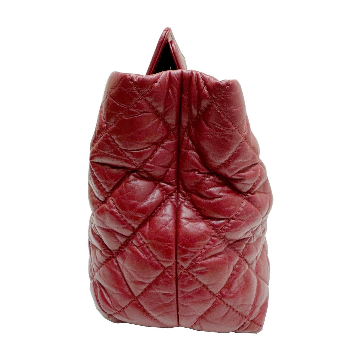 Chanel Quilted Leather Tote Bag Classic Style
