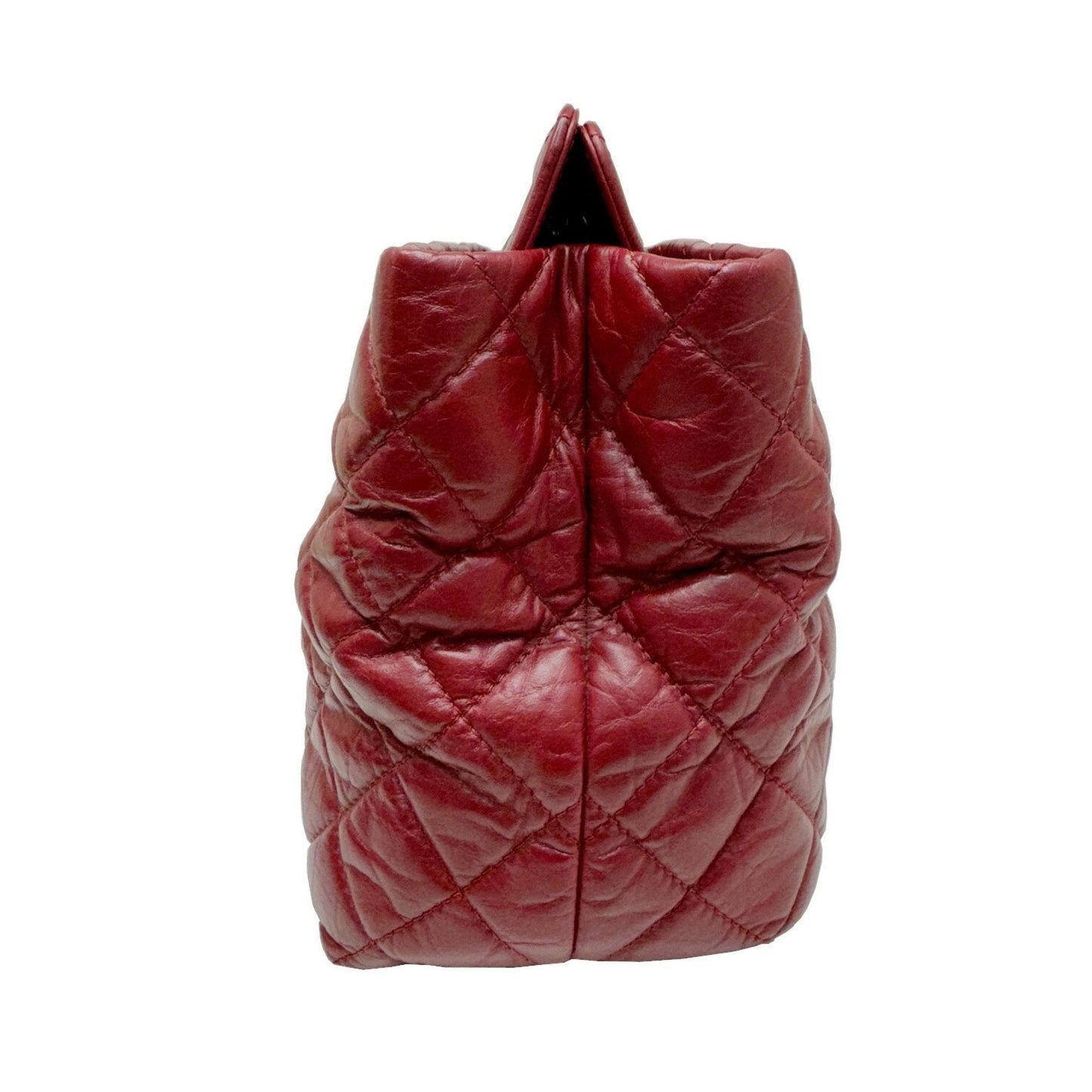 Chanel Quilted Leather Tote Bag Classic Style