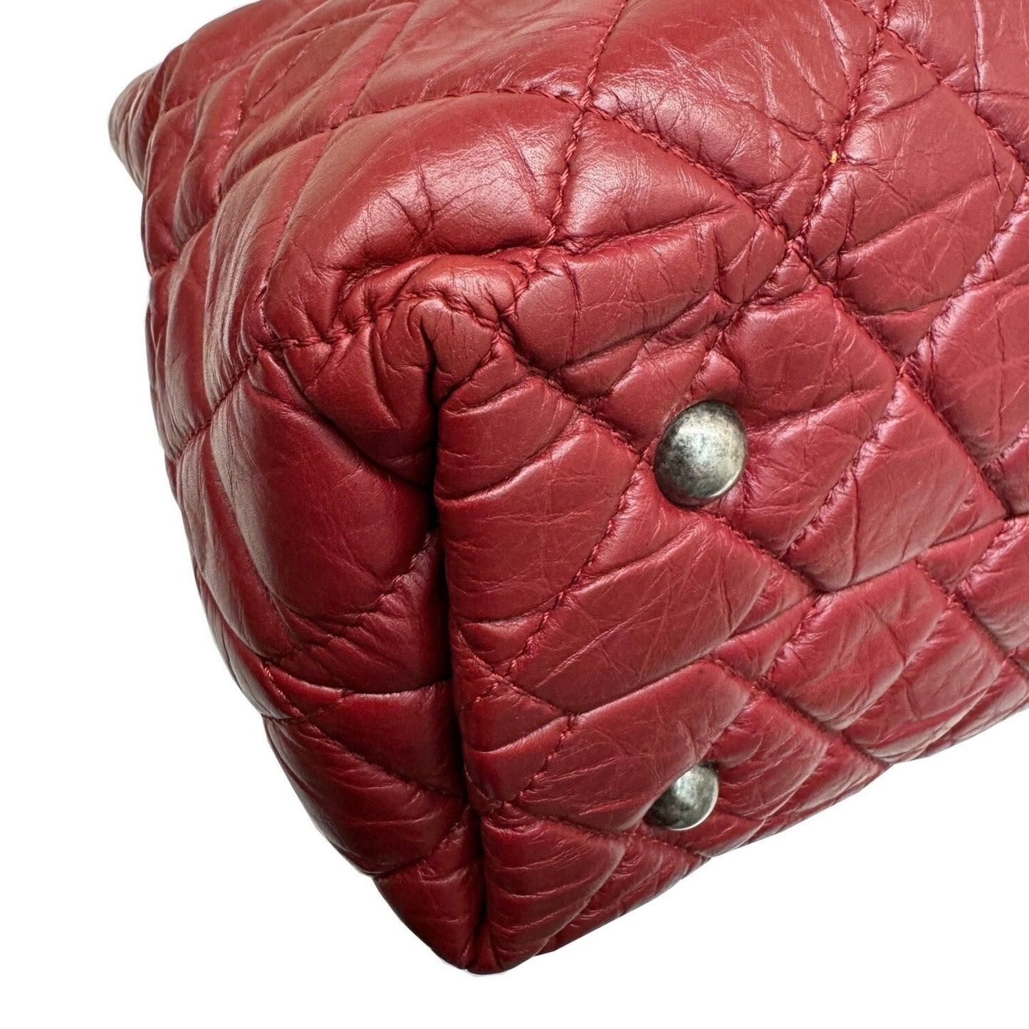 Chanel Quilted Leather Tote Bag Classic Style