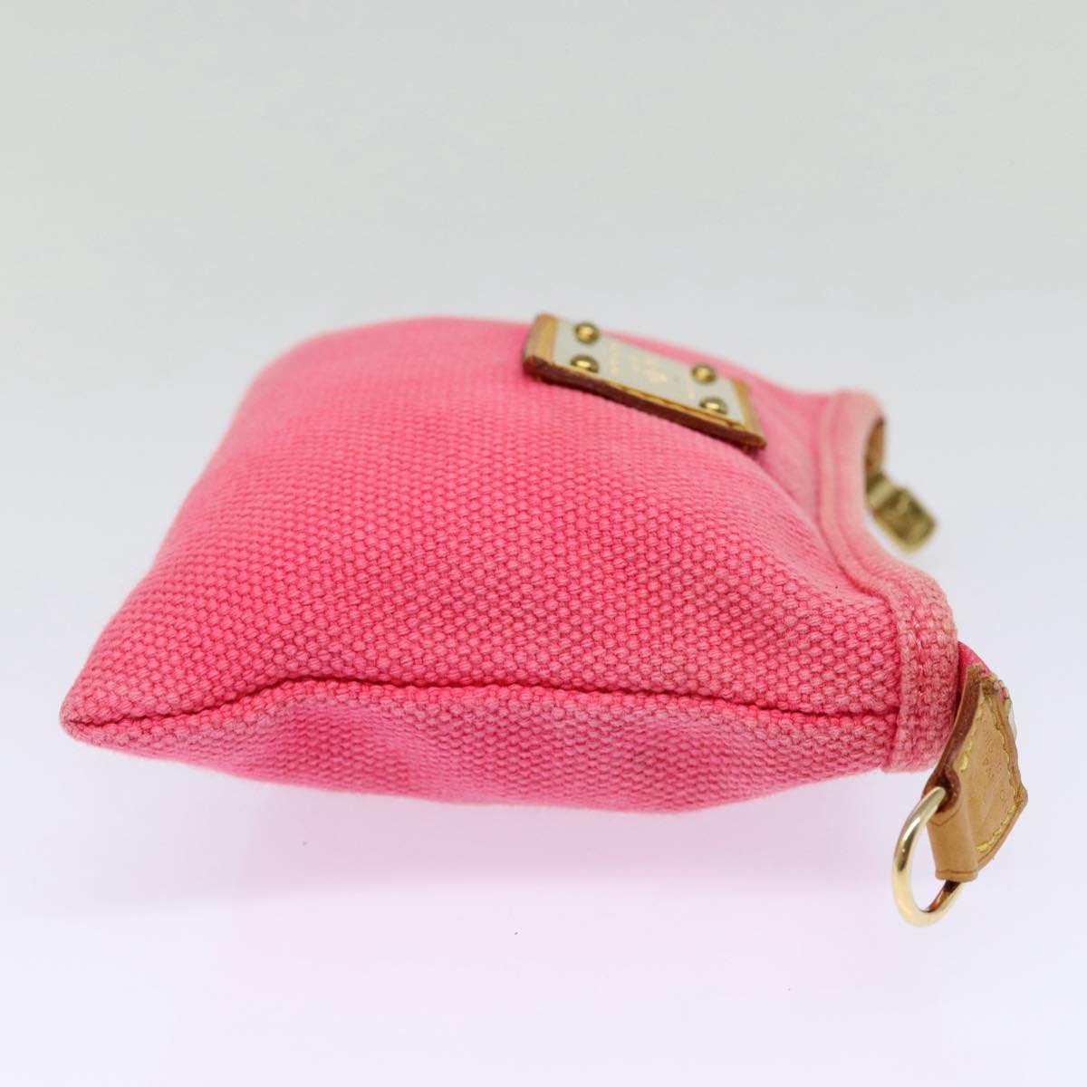 Cosmetic Pouch Pink Canvas