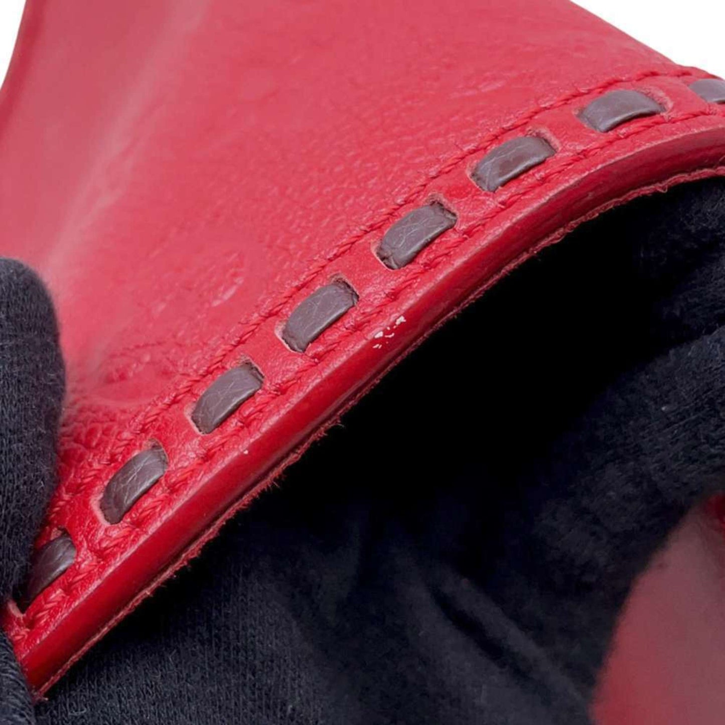 Petite Malle Red Shoulder Bag