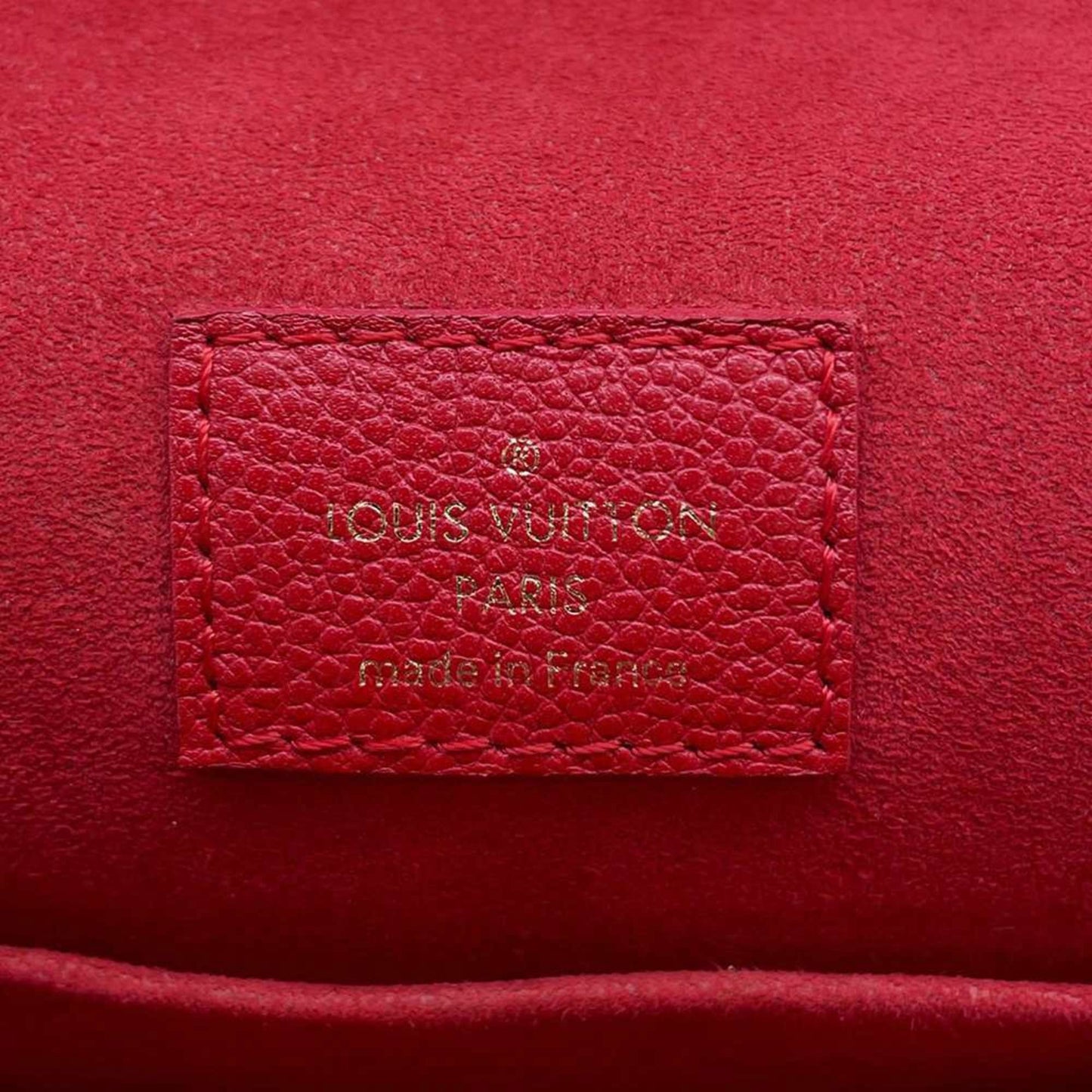 Petite Malle Red Shoulder Bag