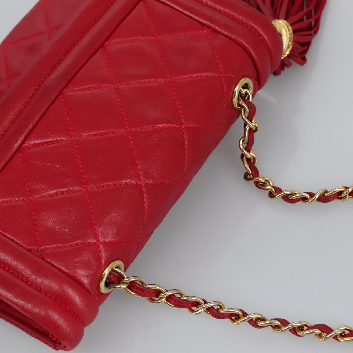 Chanel Classic Double Flap Bag Red Quilted Leather