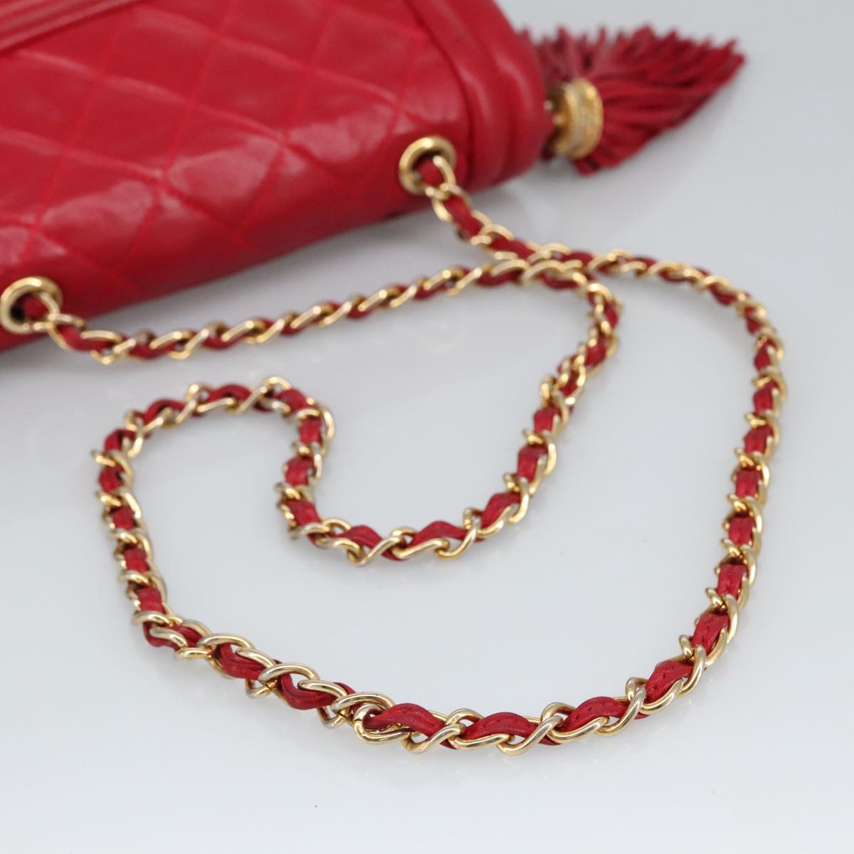 Chanel Classic Double Flap Bag Red Quilted Leather