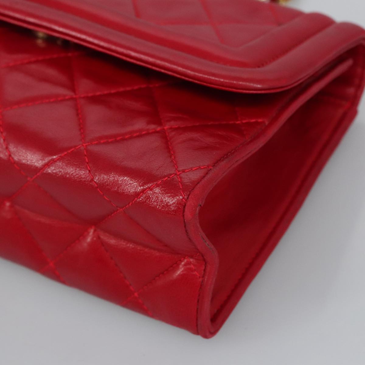Chanel Classic Double Flap Bag Red Quilted Leather