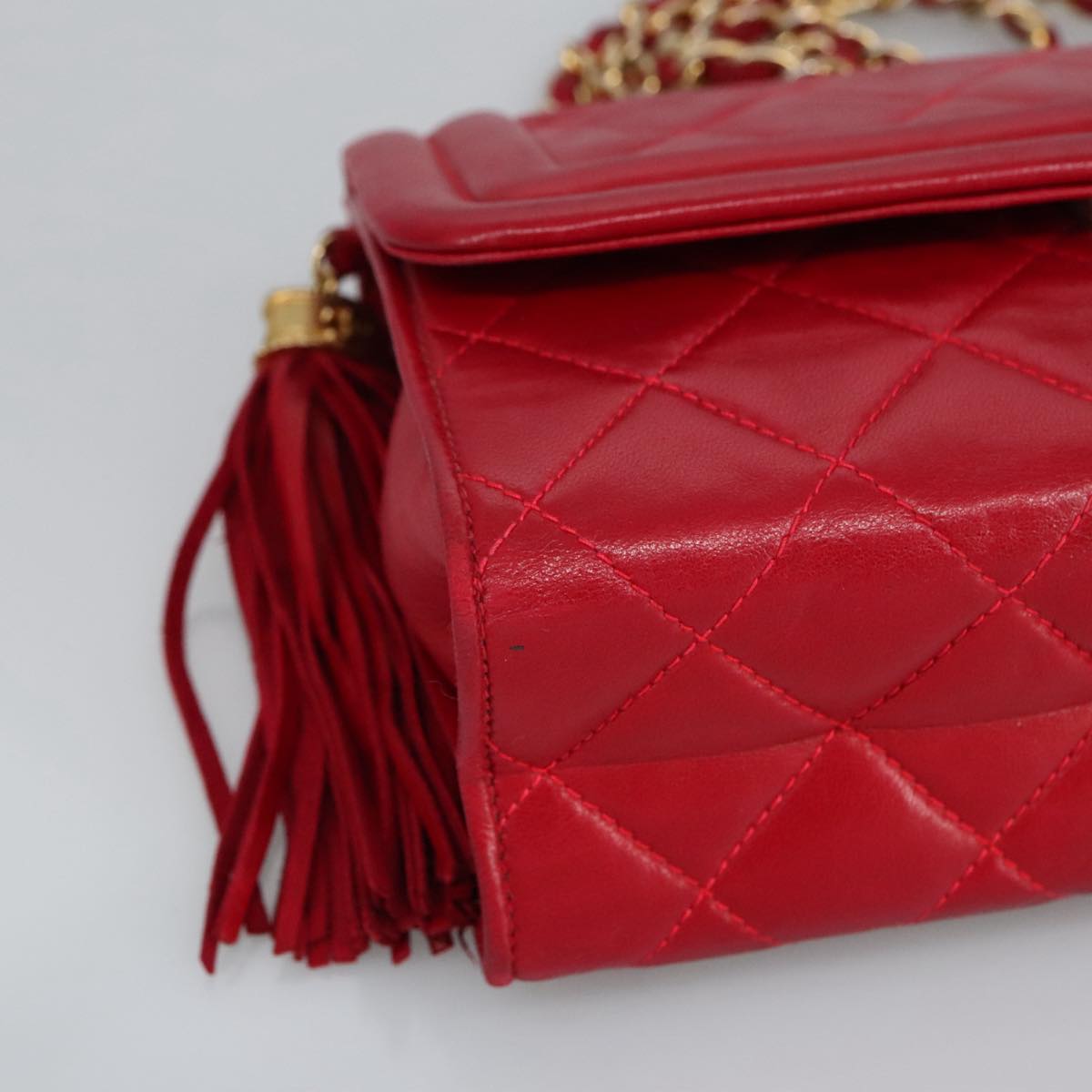 Chanel Classic Double Flap Bag Red Quilted Leather