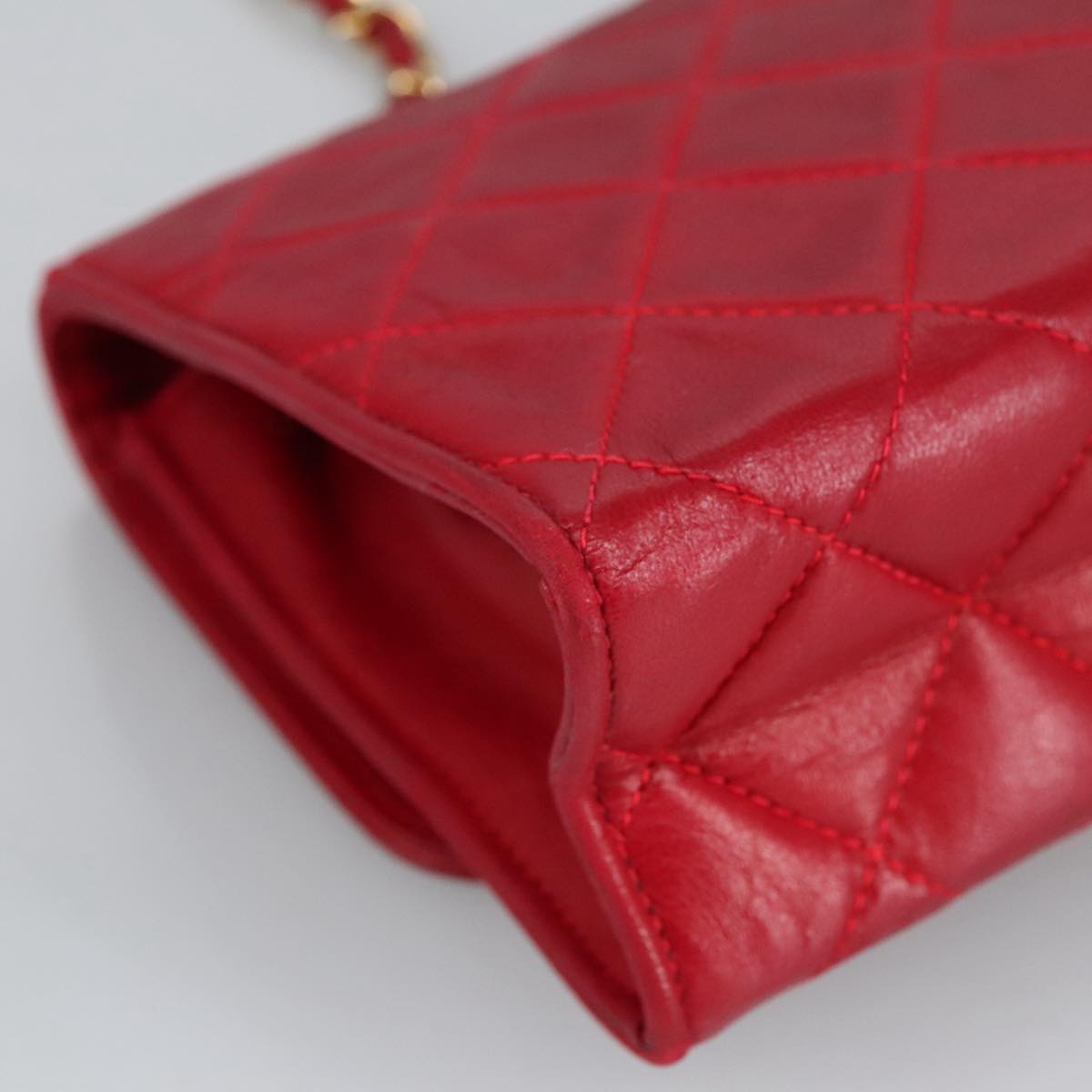 Chanel Classic Double Flap Bag Red Quilted Leather