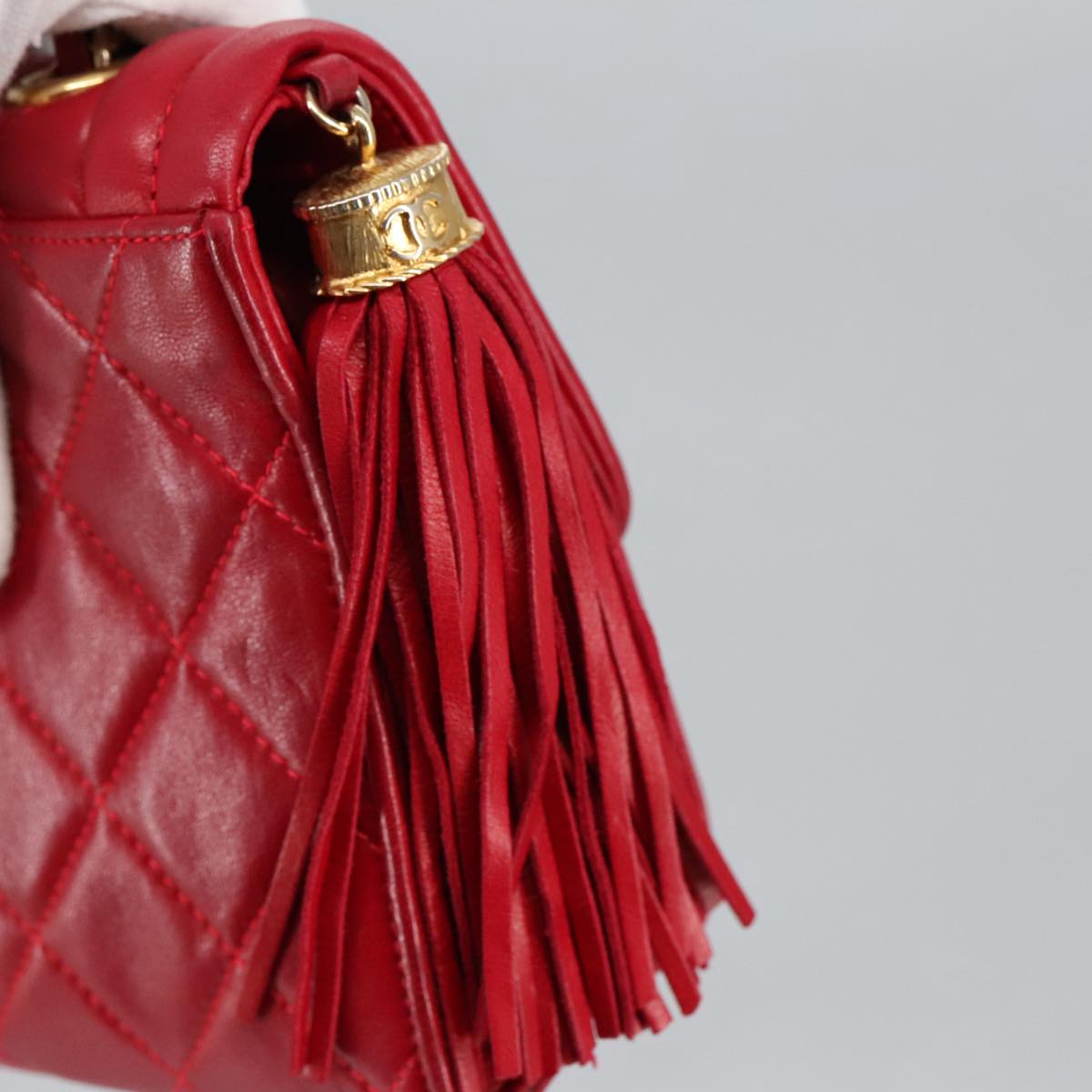 Chanel Classic Double Flap Bag Red Quilted Leather