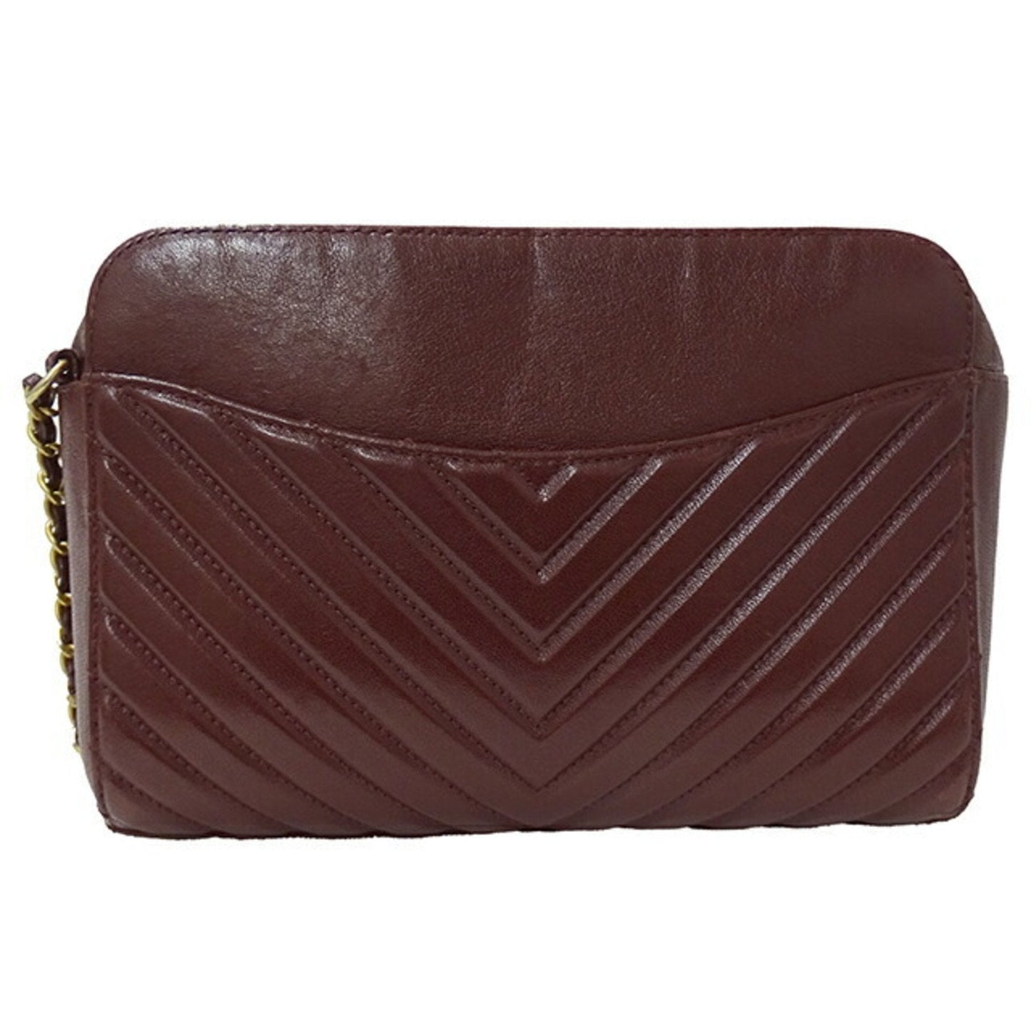 Chanel Vintage Quilted Chevron Shoulder Bag