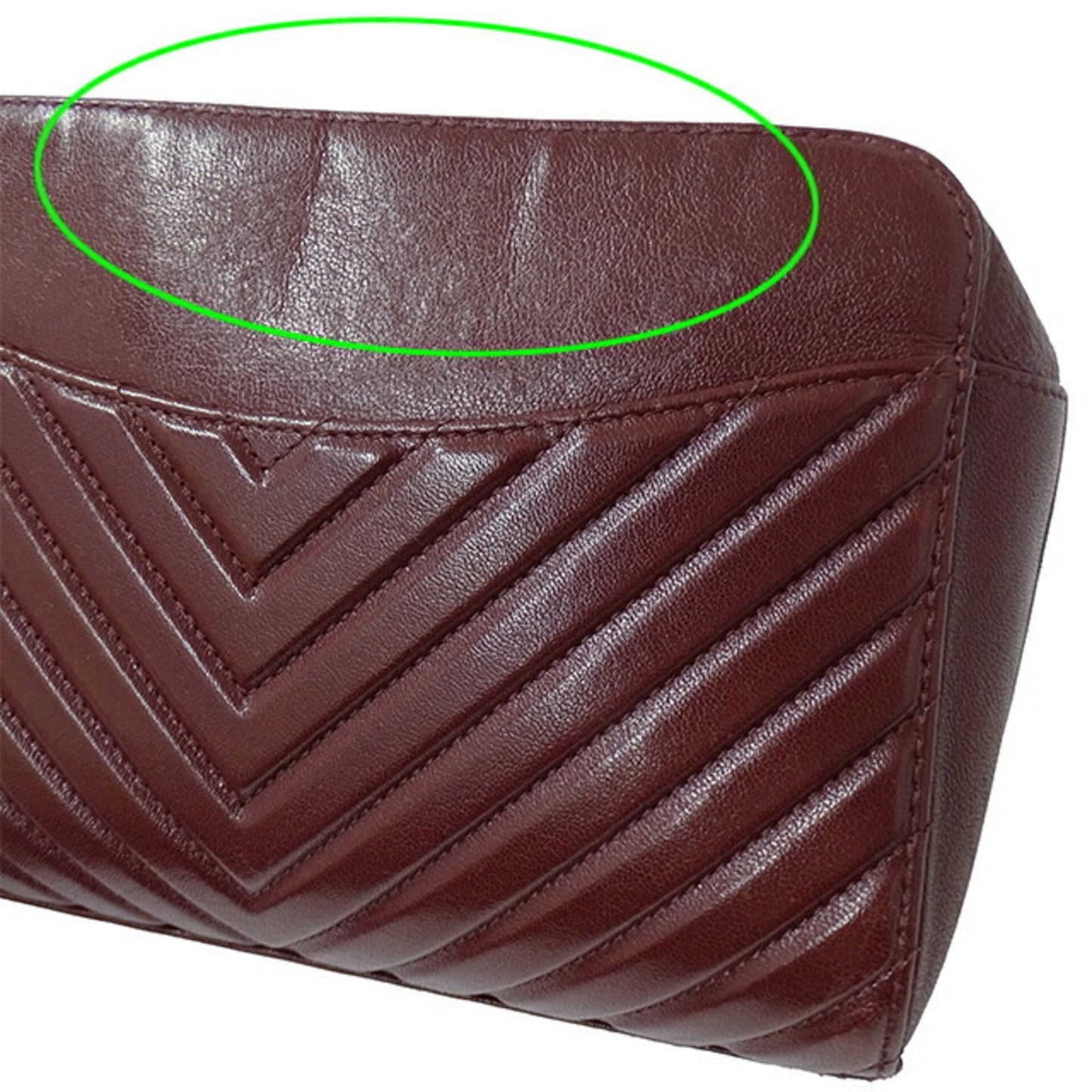 Chanel Vintage Quilted Chevron Shoulder Bag