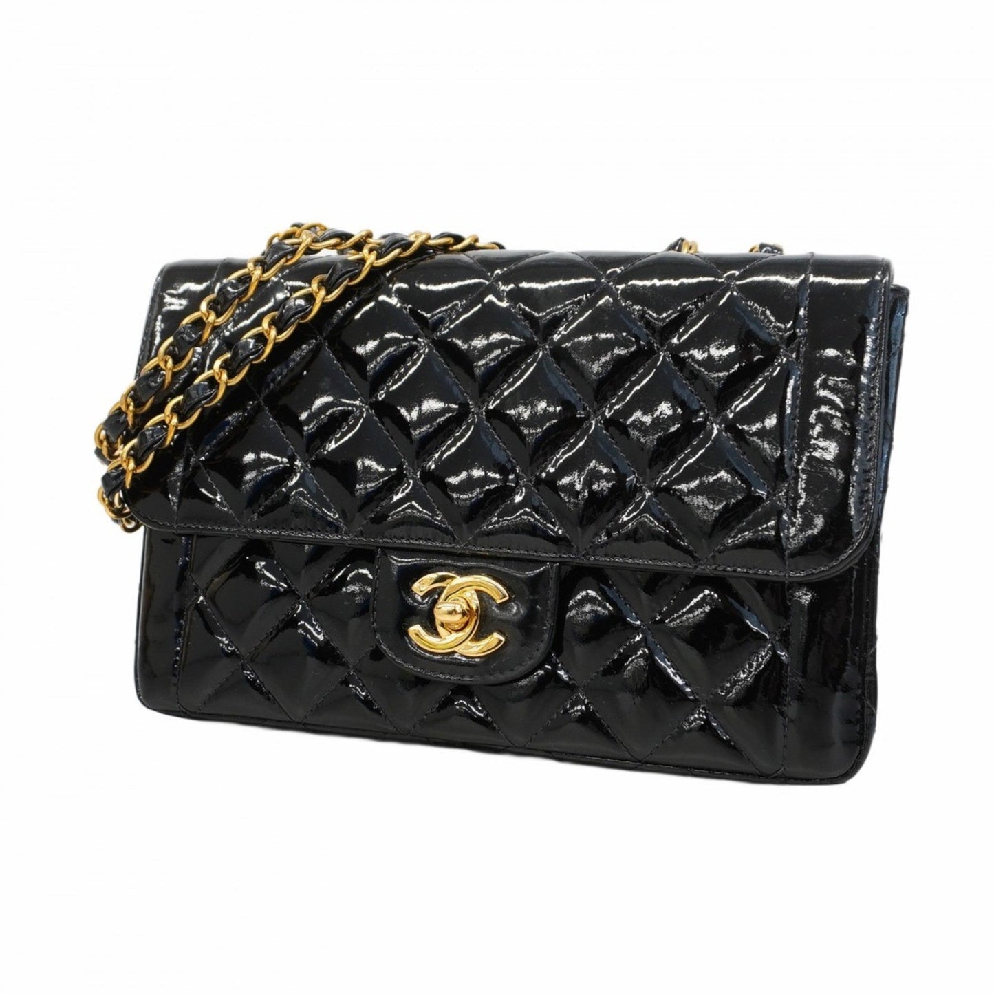 Chanel Classic Flap Bag Patent Leather