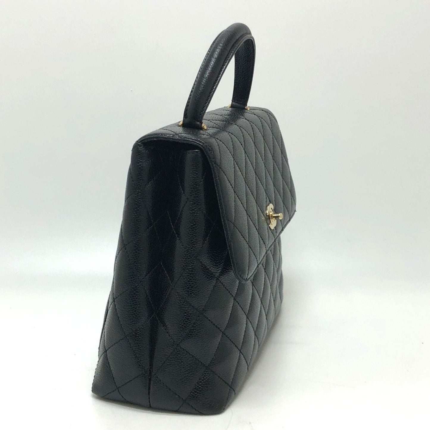 Chanel Classic Handbag Black Quilted