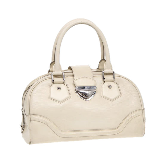Artsy MM Handbag Cream Leather