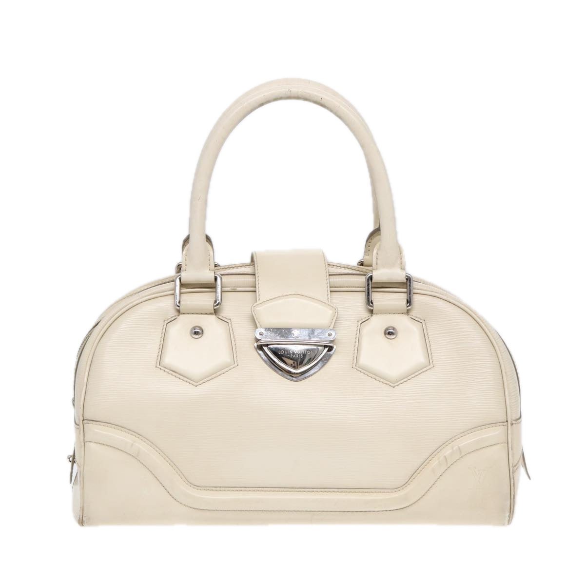 Artsy MM Handbag Cream Leather