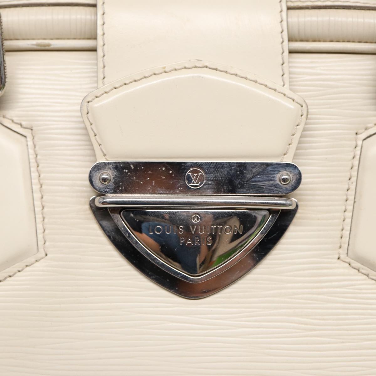 Artsy MM Handbag Cream Leather